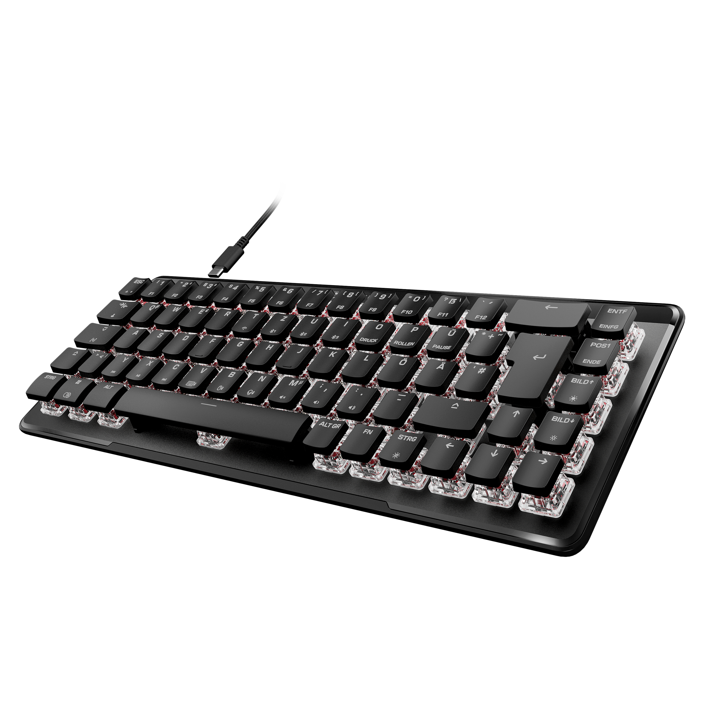 Turtle Beach Gaming-Tastatur »Vulcan II Mini Air, Linear«, (Funktionstasten-Multimedia-Tasten-Profil-Speicher)