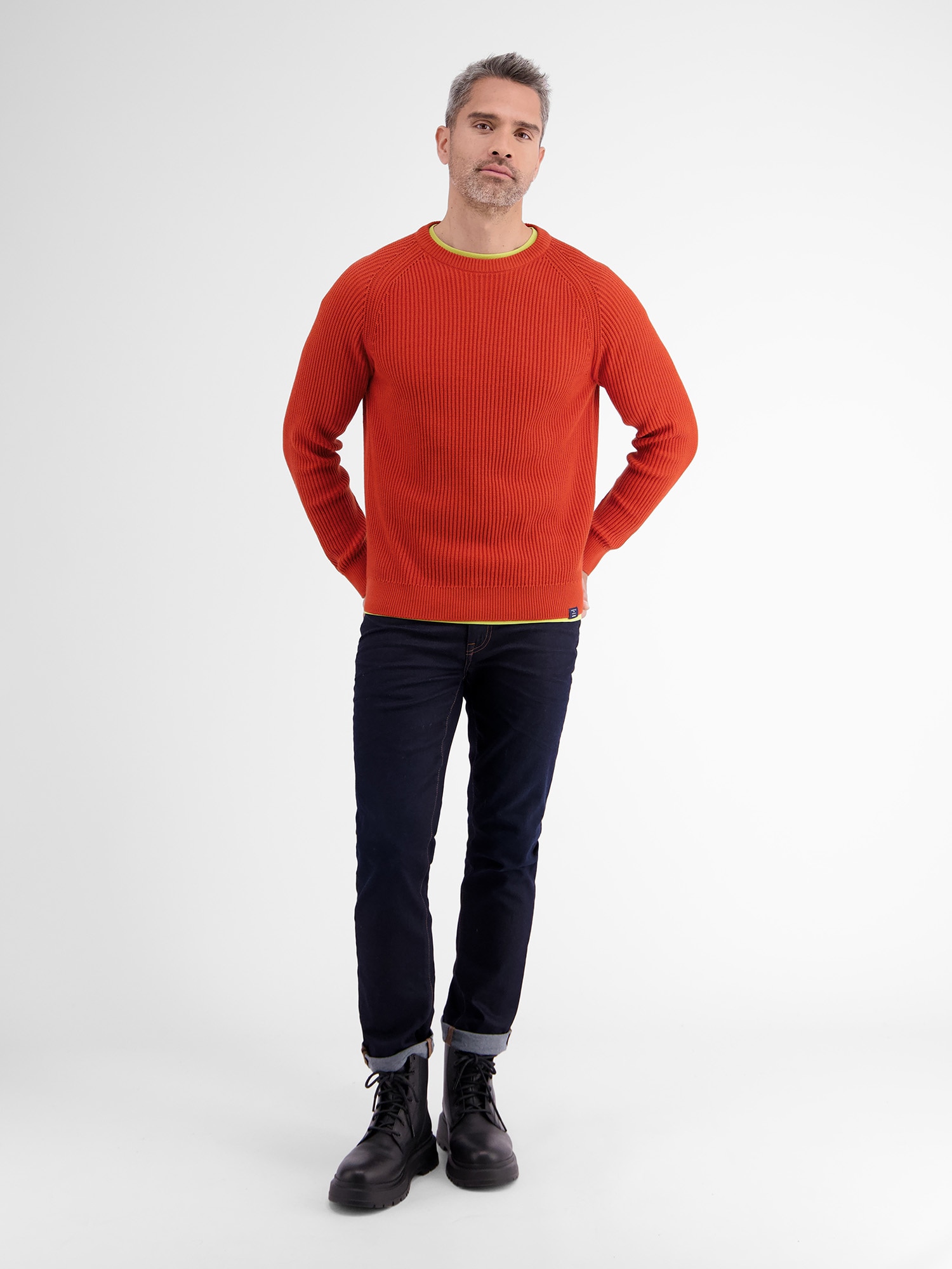 LERROS Strickpullover »LERROS Strickpullover, Fishermanstyle«