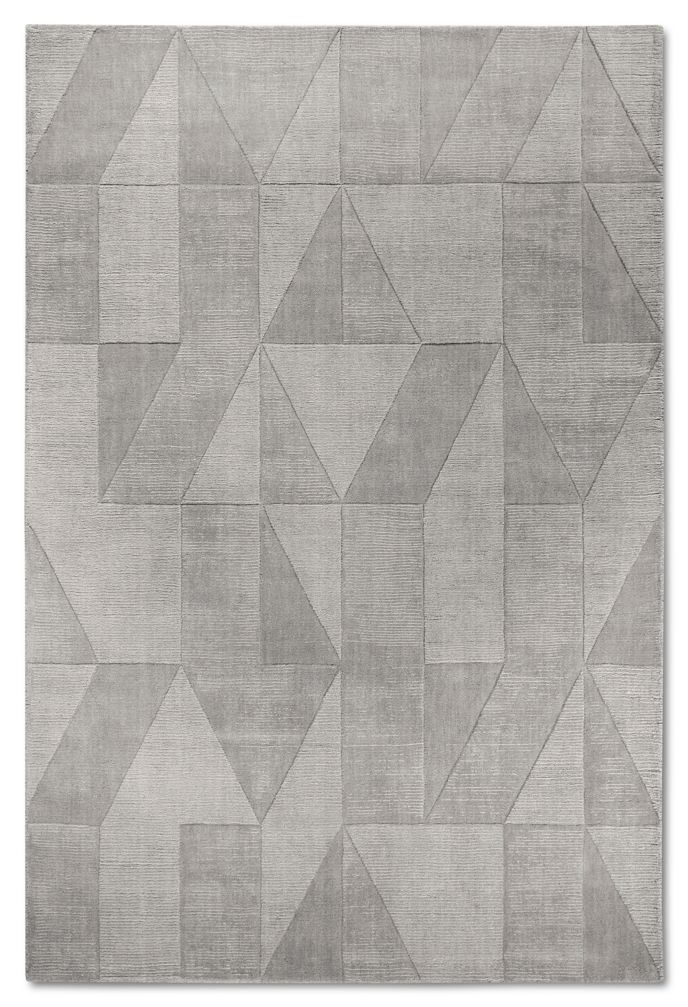 Villeroy & Boch Wollteppich »Ursule«, rechteckig, 10 mm Höhe, Läufer, handgewebt, Wolle, Natur, Wohnzimmer, Geometrie, Boho