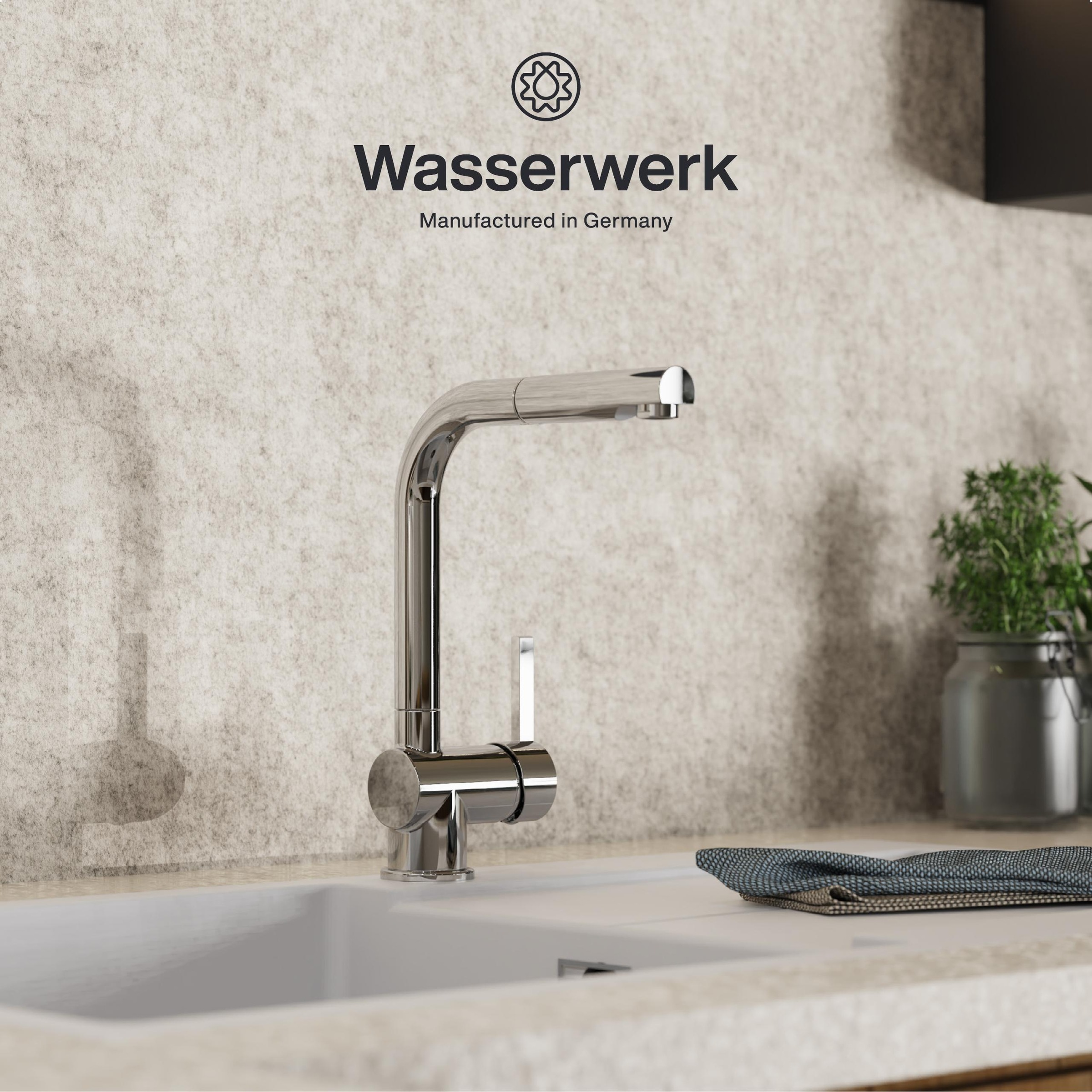 WASSERWERK Spültischarmatur »WK 4, Wasserhahn, Küche, Einhebelmischer« günstig online kaufen
