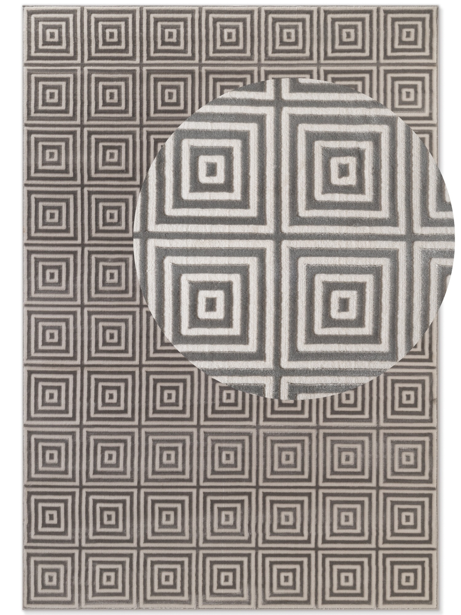 ELLE DECORATION Designteppich »Tourmaline«, rechteckig, 9 mm Höhe, Wohnzimmer, Schlafzimmer, Läufer, Hoch-Tief Effekt, Flur, Glanz