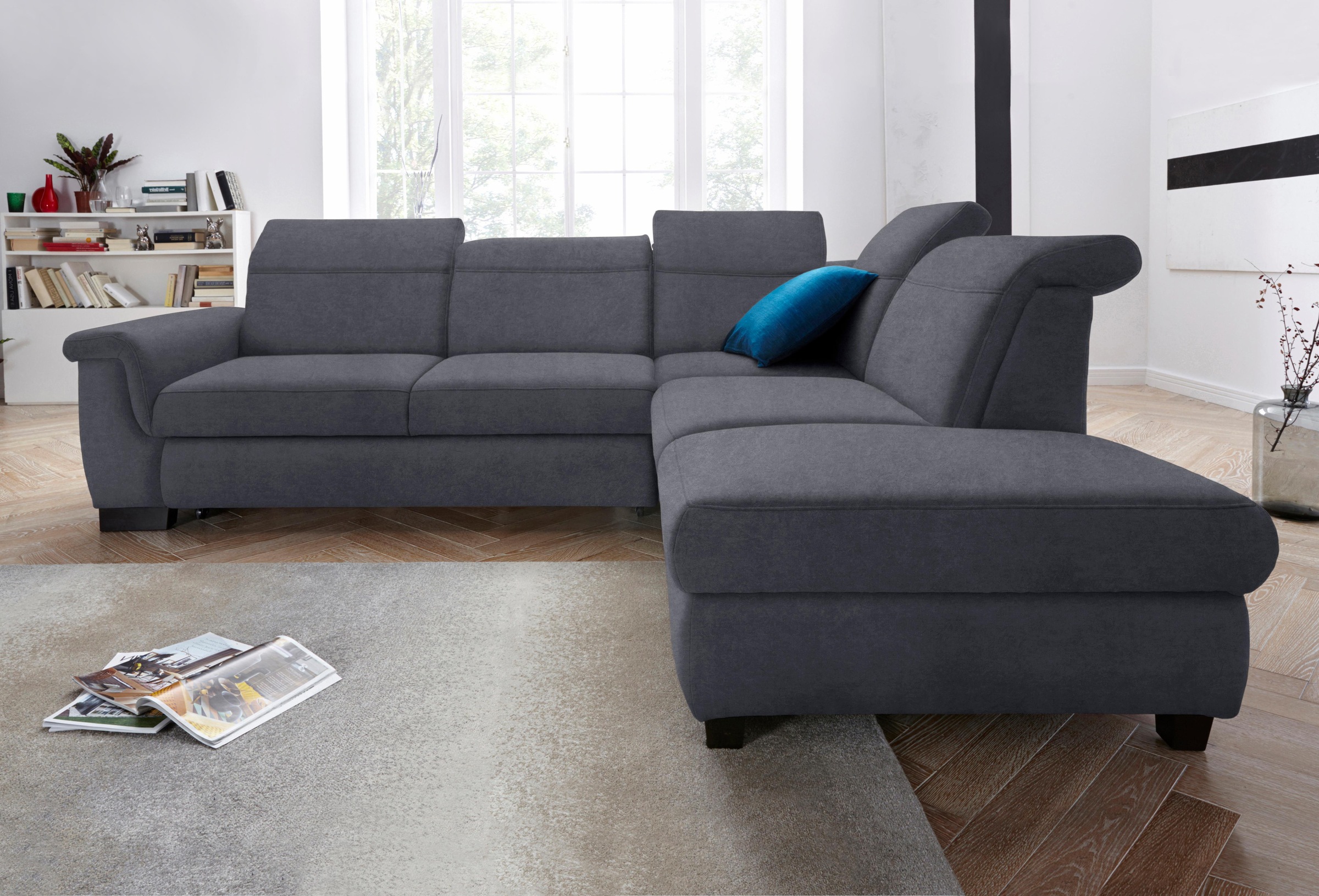 DOMO collection Ecksofa »Sully komfortables Sofa, L-Form«, wahlweise mit Be günstig online kaufen