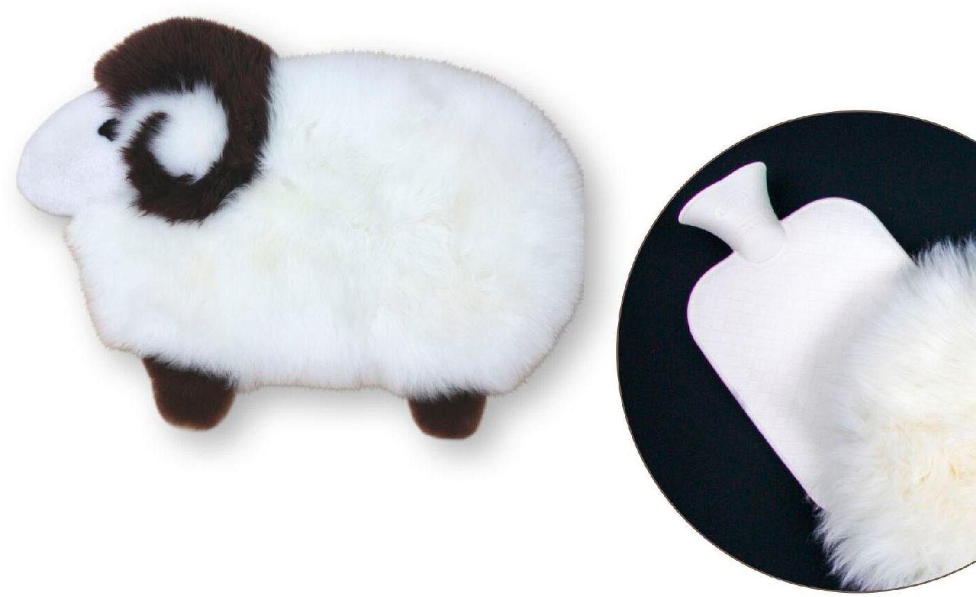 Heitmann Felle Fellteppich »Sheep«, Motivform, 40 mm Höhe, Kinderteppich, Motiv Schaf, echtes Lammfell, Kinderzimmer