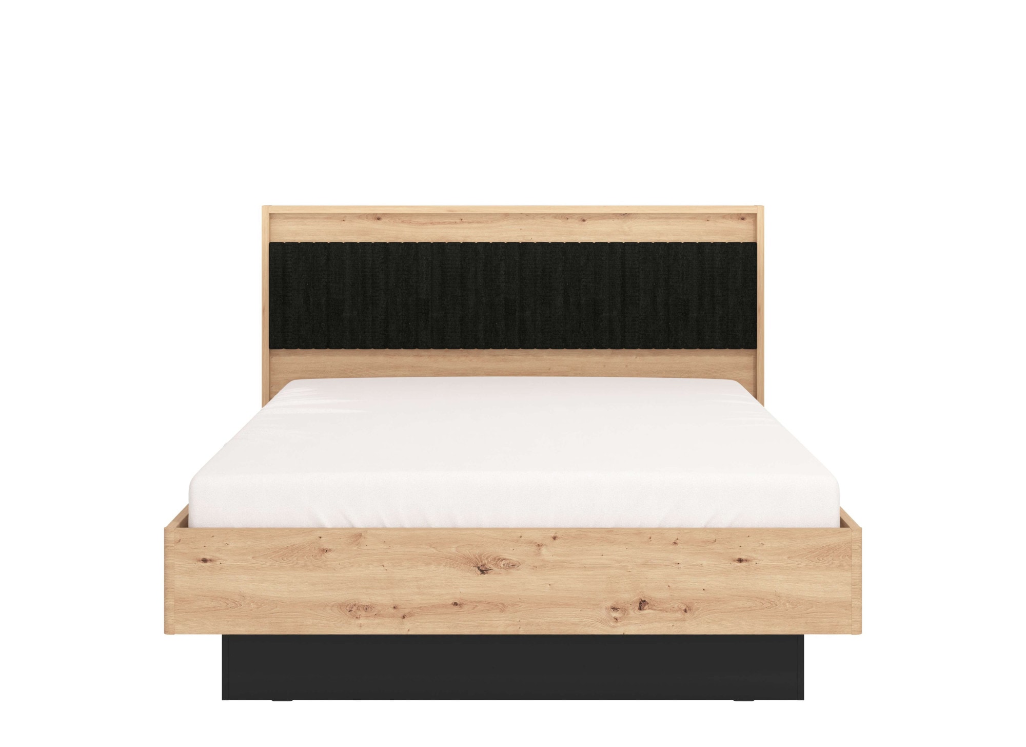 INOSIGN Bettgestell »Ascalon, gepolstertes Kopfteil, bezogen mit weichem Cordstoff«, Liegeflächen 160 oder 180x200 cm, FSC® -zertifizierter Holzwerkstoff