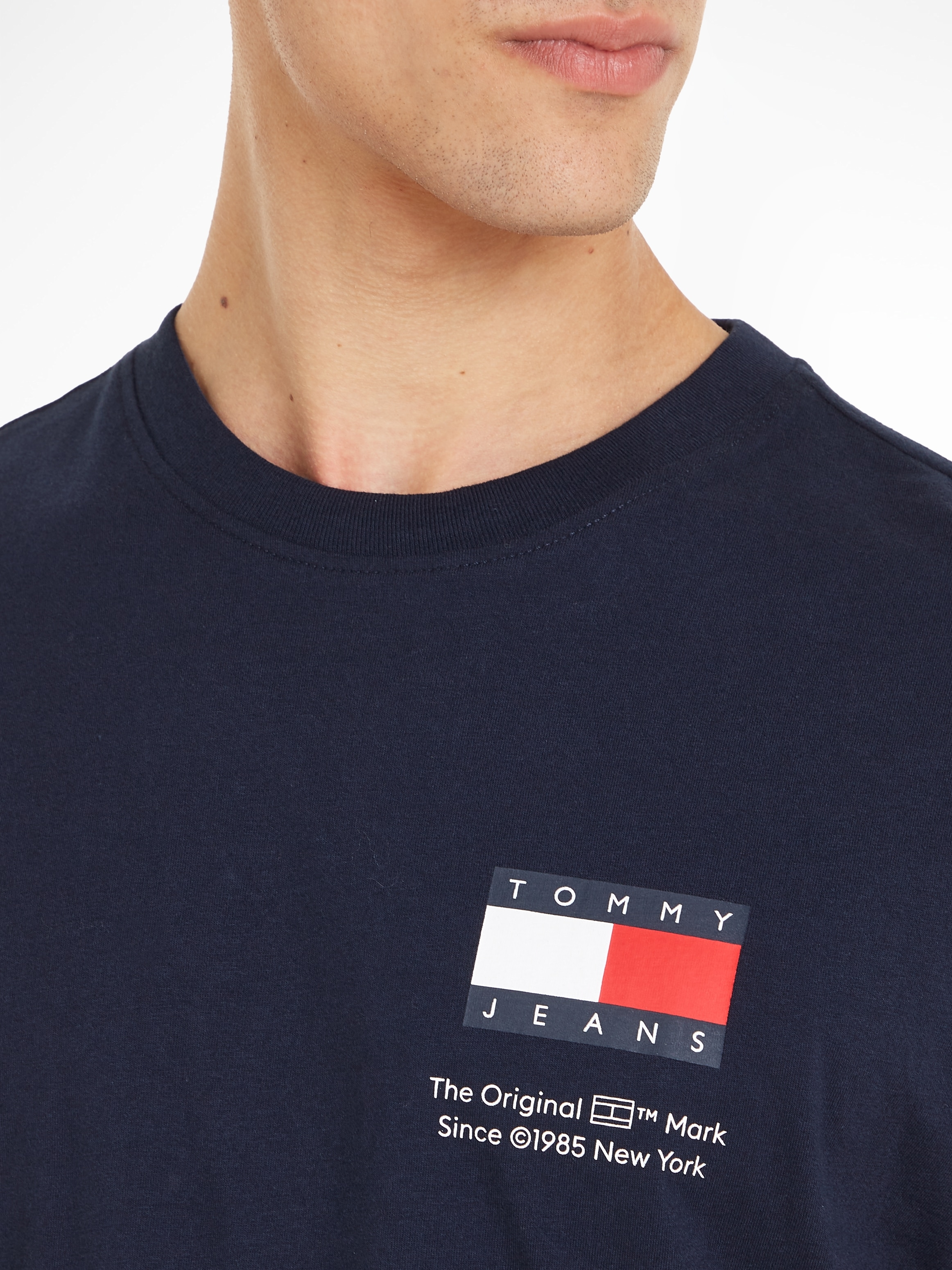 Tommy Jeans T-Shirt FLAG TEE »TJM mit ESSENTIAL bestellen EXT«, SLIM Rundhalsausschnitt