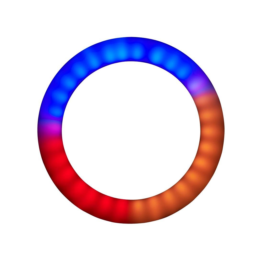 Hama Ringlicht »LED-RGB-Ringleuchte, Ringlicht, Smartphone-Set, faltbar«