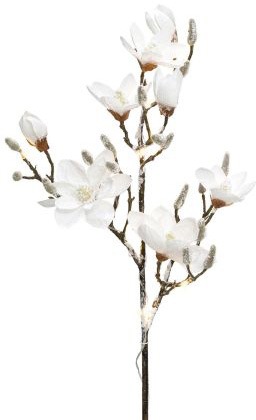 Creativ light Kunstzweig "Weihnachtsdeko" Magnolie in beschneiter Optik, 15 günstig online kaufen