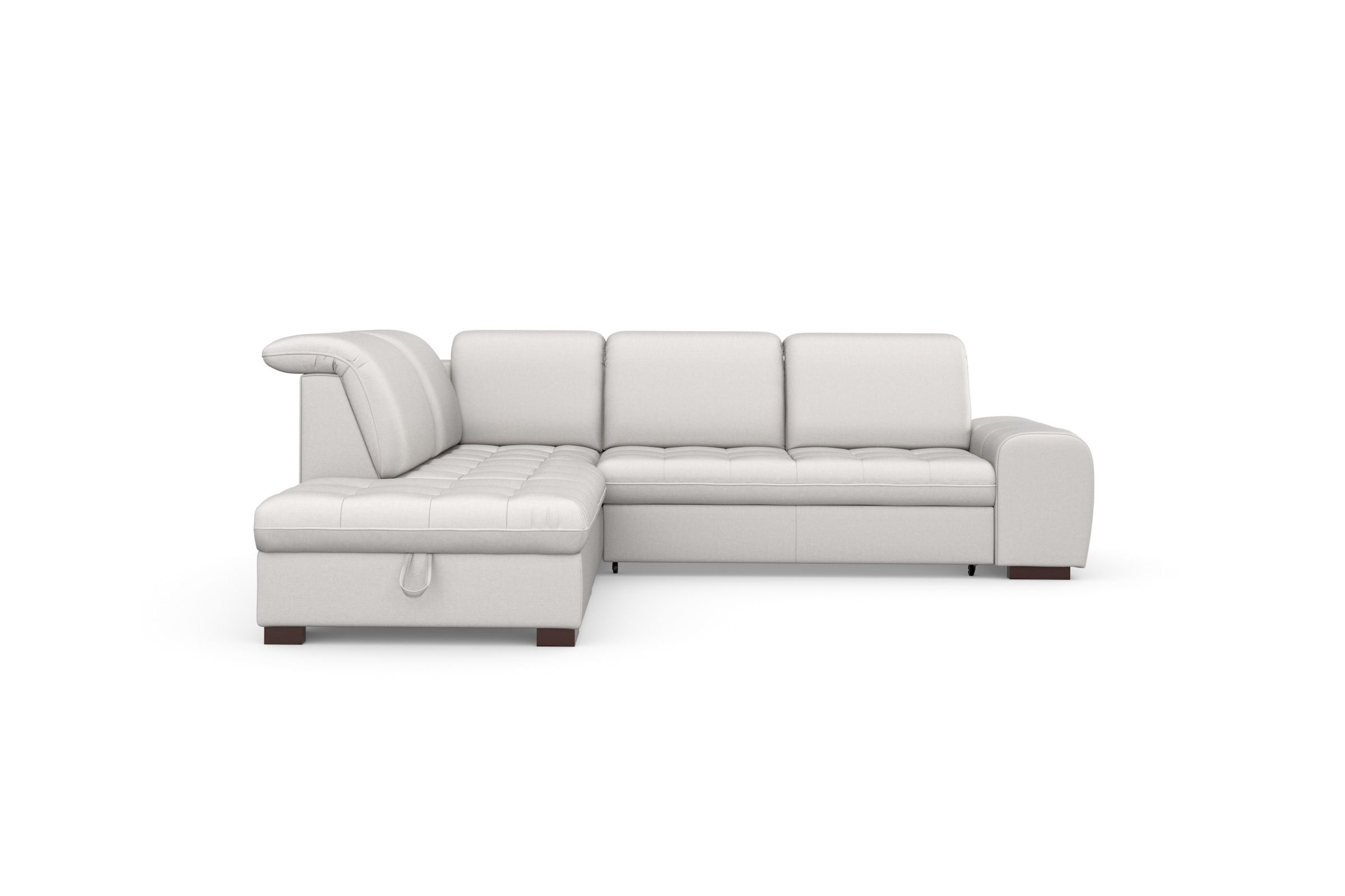 sit&more Ecksofa »Luxor L-Form«, wahlweise mit Bettfunktion, Stauraum und Kopfteilverstellung