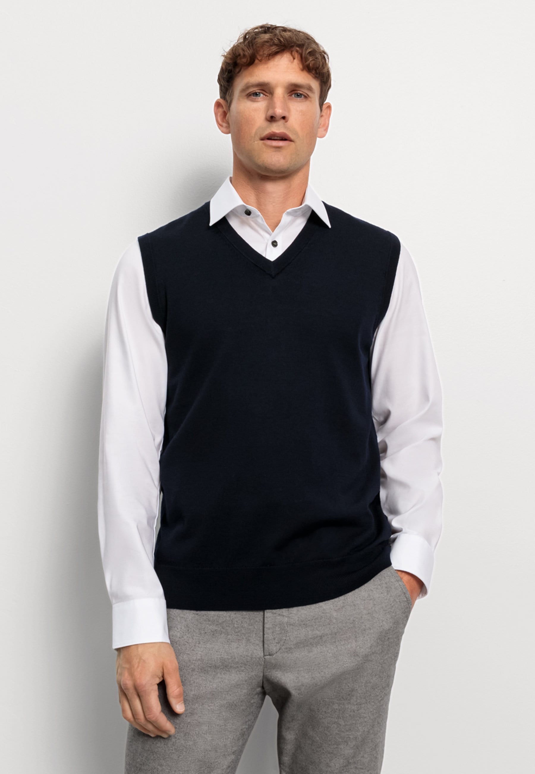 OLYMP Pullunder »OLYMP Casual Strick«