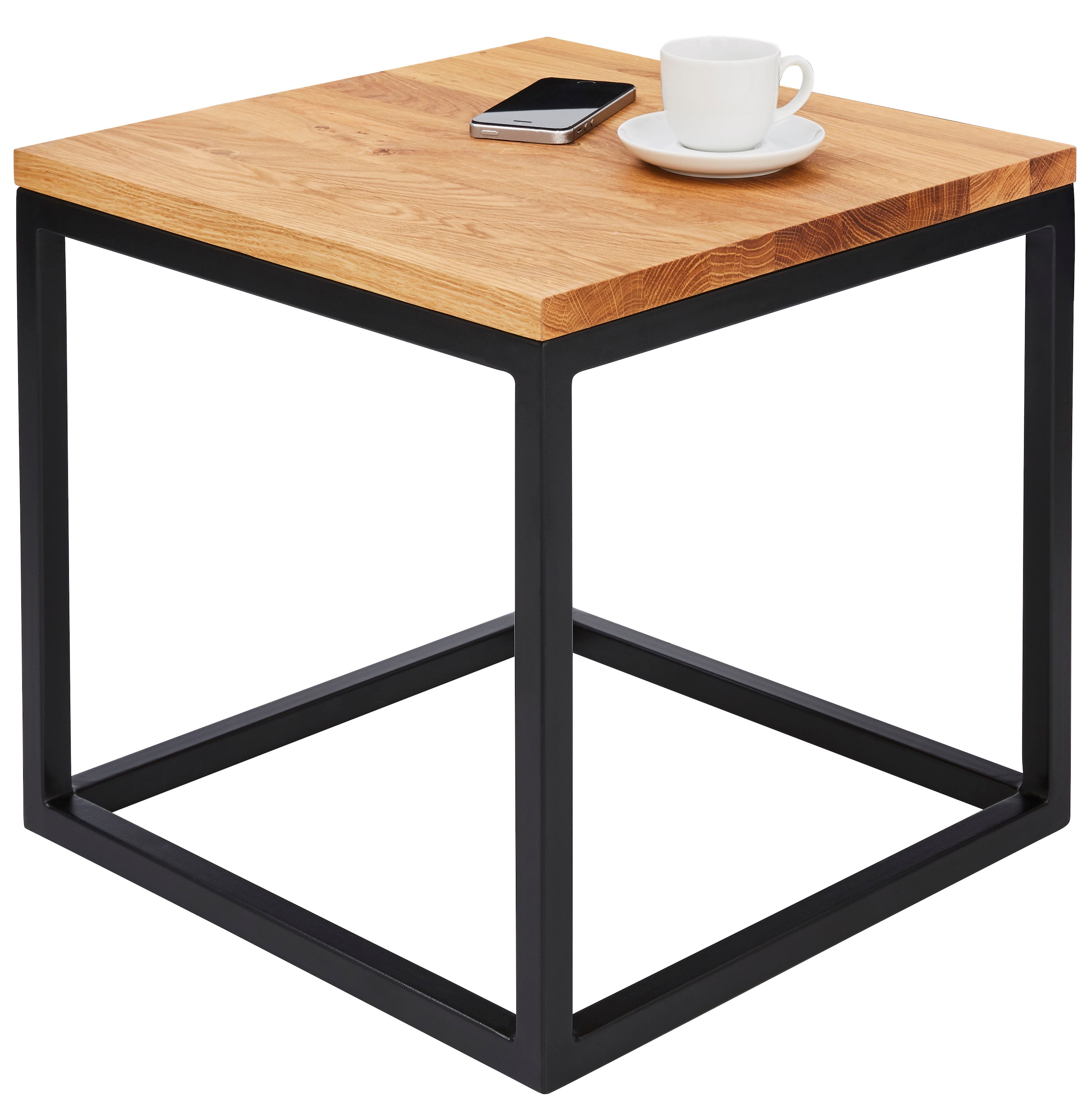 Guido Maria Kretschmer Home&Living Couchtisch »Voorst«, aus massiver Eiche und Metallgestell