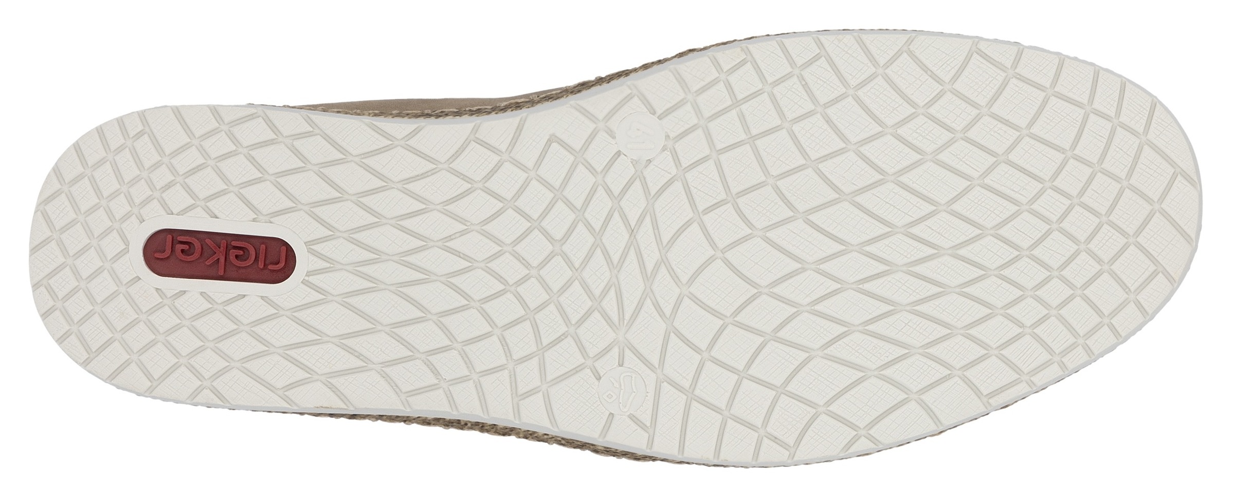 Rieker Espadrille  Slipper, Strandschuh, Sommerschuh mit Stretcheinsätzen