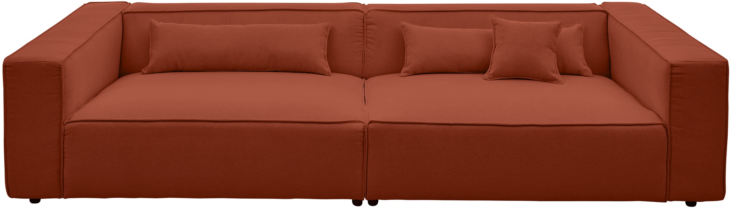LeGer Home by Lena Gercke 3-Sitzer »PIARA XXL, Sofa mit Kedernaht in Cord, günstig online kaufen
