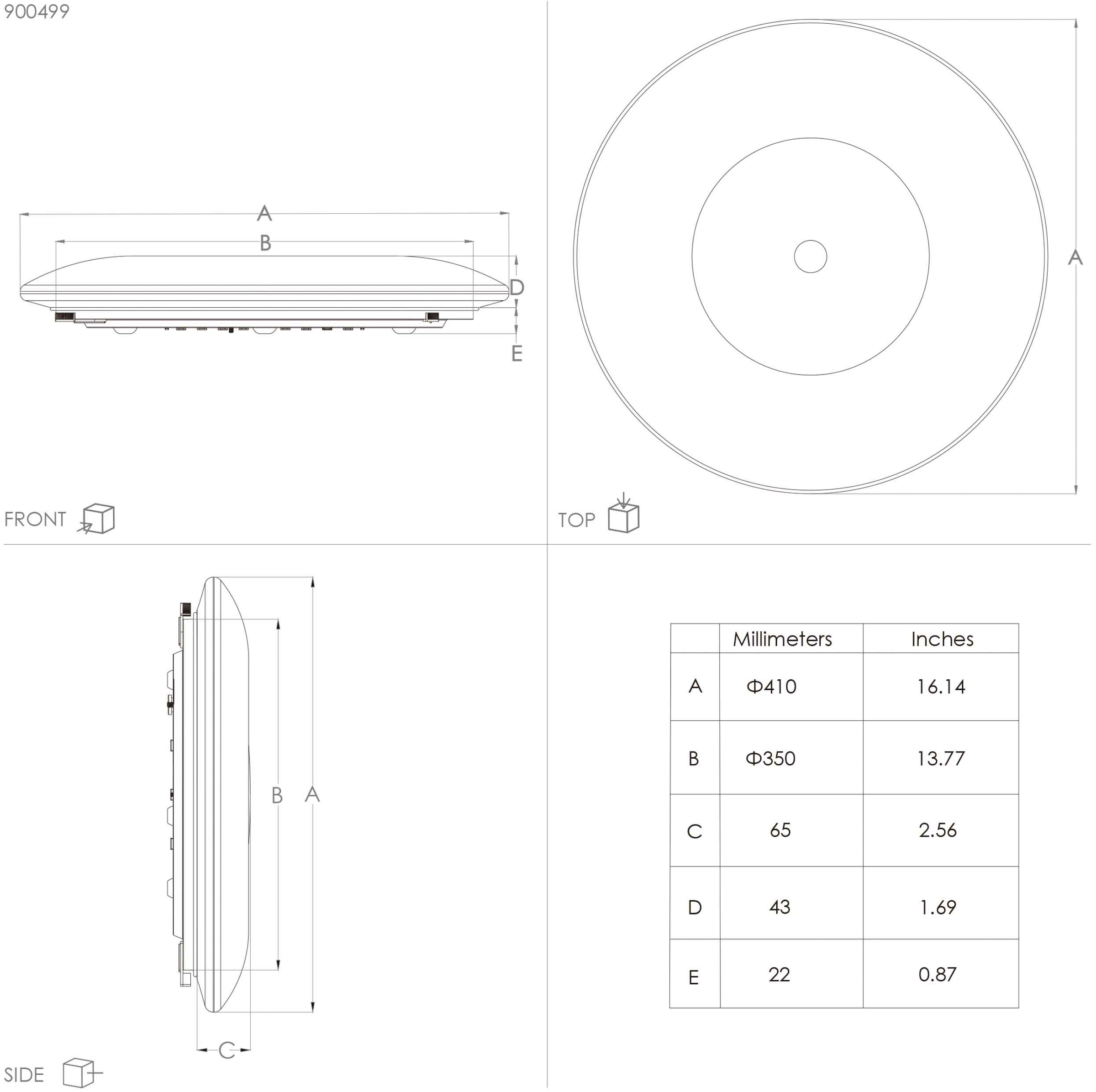 EGLO Deckenleuchte »NIEVES 1«, Leuchtmittel LED-Modul | LED fest integriert, Deckenleuchte in weiß aus Stahl - 19,5W - Warmweiß