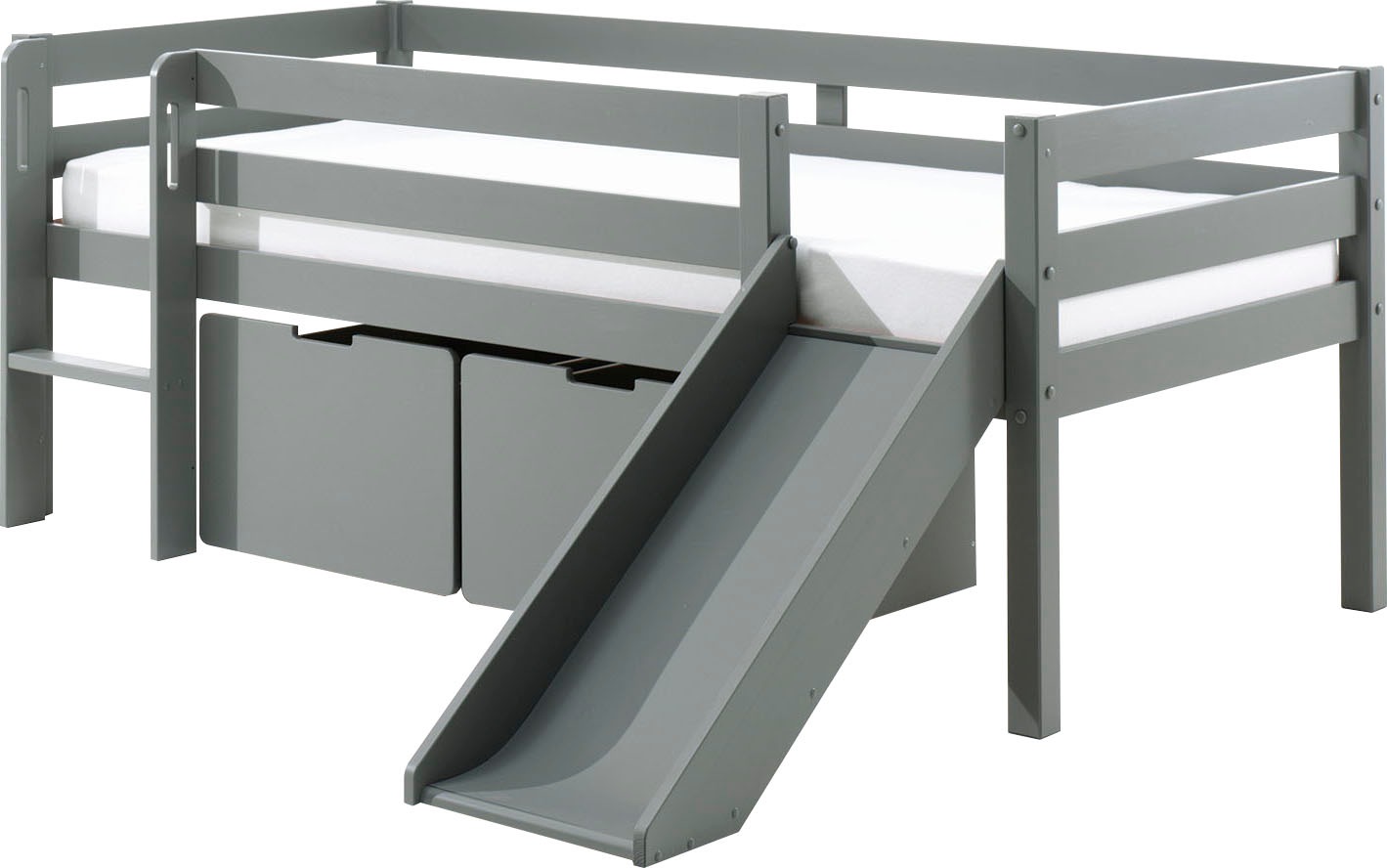 Vipack Spielbett »Pino, Kiefer massiv, mit Rolllattenrost, 2 Rollboxen, Mad günstig online kaufen