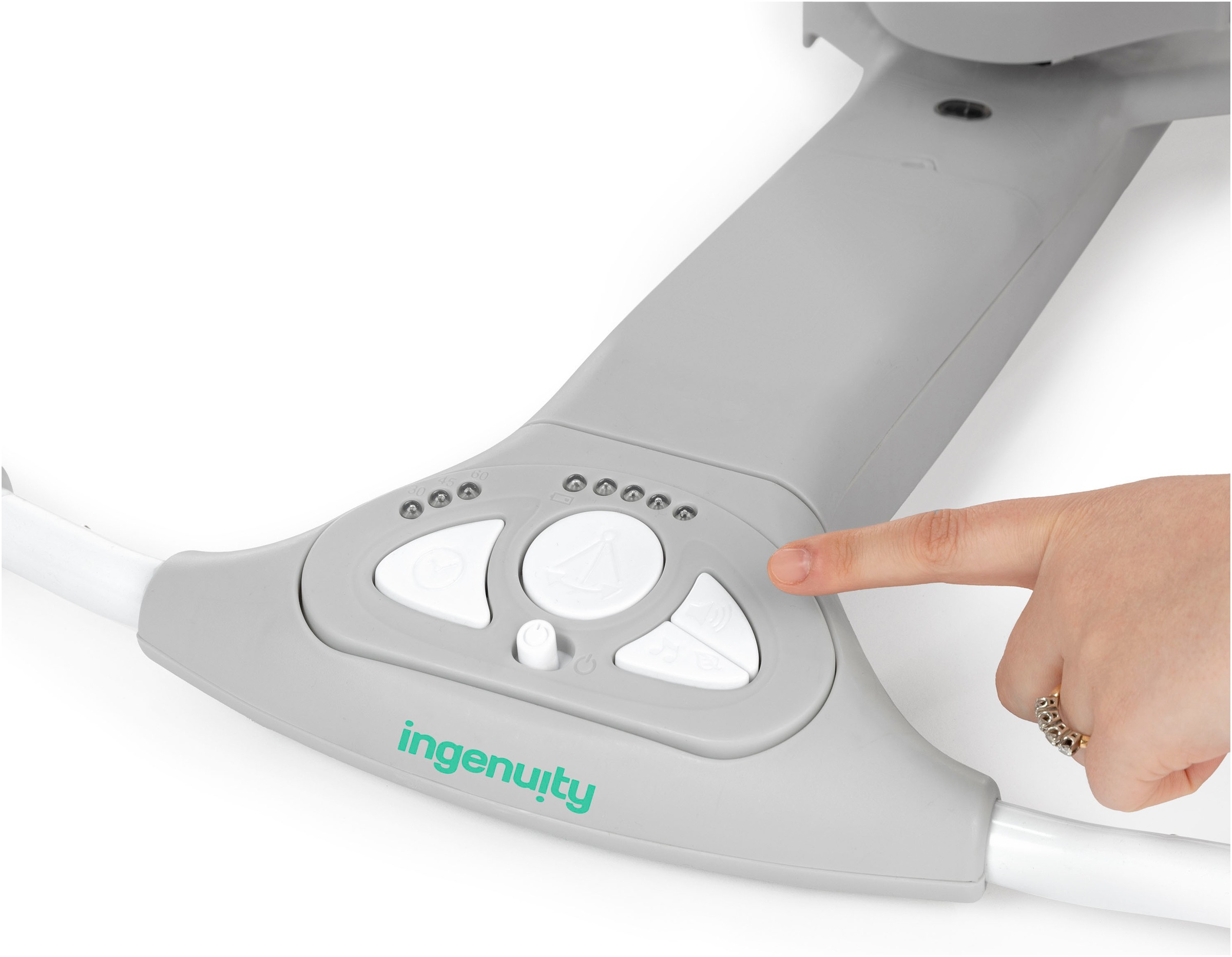 ingenuity Babywippe »Cozy Spot Swing 'n Go Portable Swing«, bis 9 kg, mit Sound-Effekt
