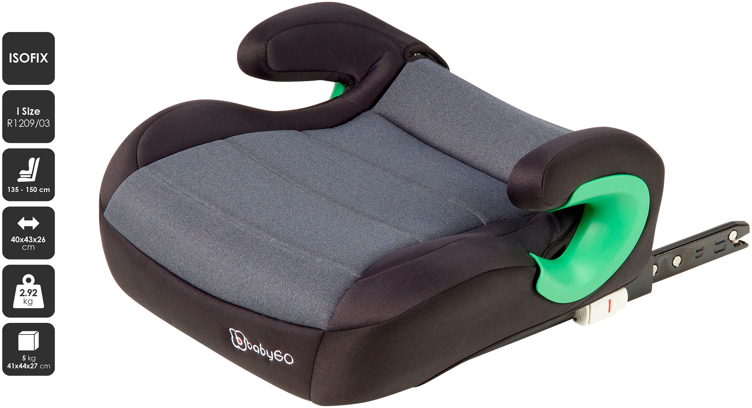 BabyGo Kindersitzerhöhung »Bursa III Isize« für 135-150 cm