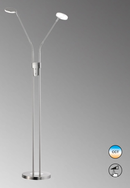 easy! BY FHL Stehlampe »Luna«, 2 flammig, Leuchtmittel LED-Modul | LED fest integriert