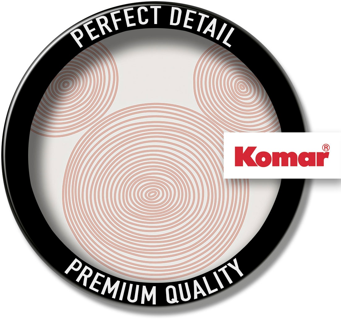 Komar Bild »Pink Curls« Natur 1 Stk. tlg. Wandbild zur Dekoration im Kinderzimmer - ohne Rahmen