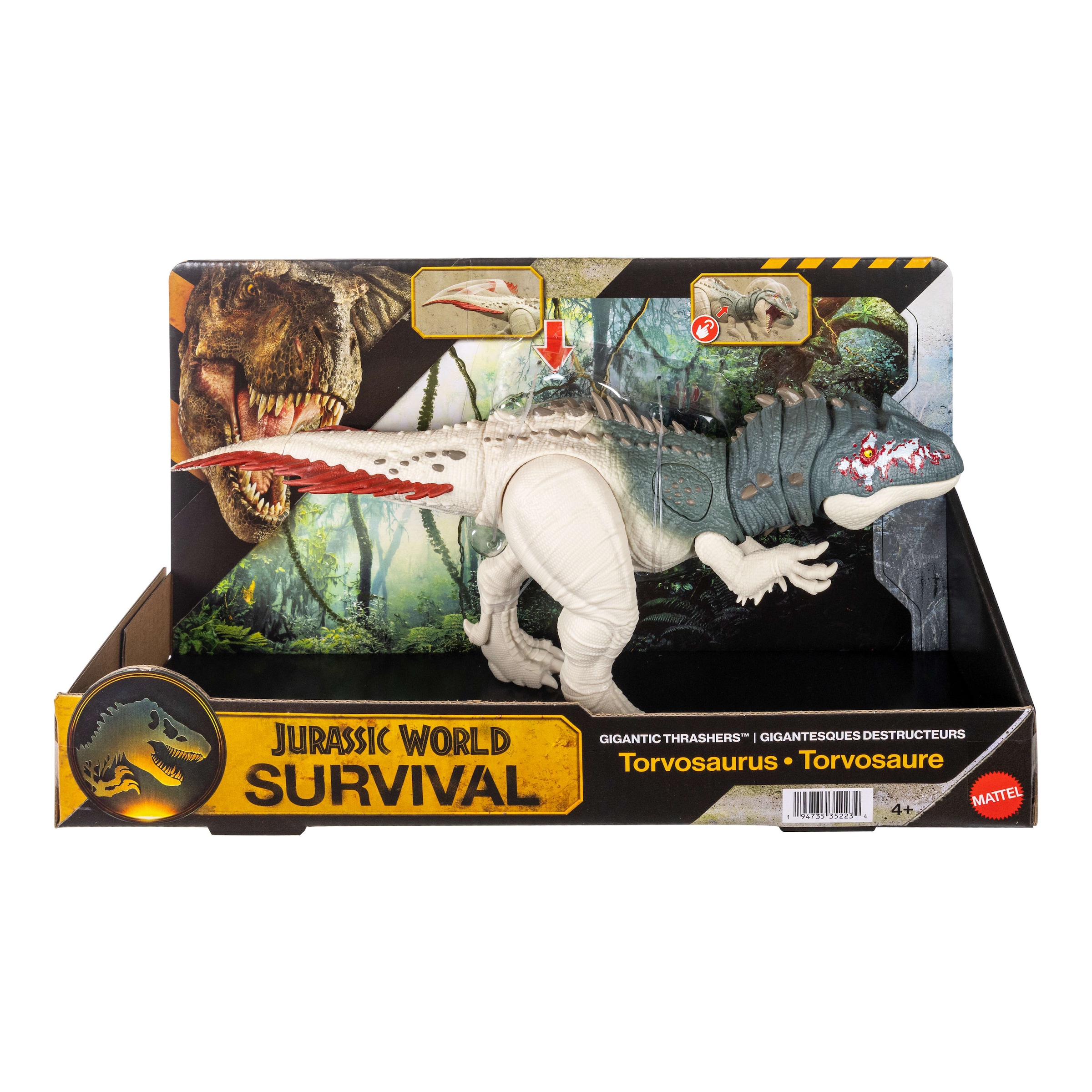 Mattel® Actionfigur »Jurassic World Gigantic Thrashers - Torvosaurus«
