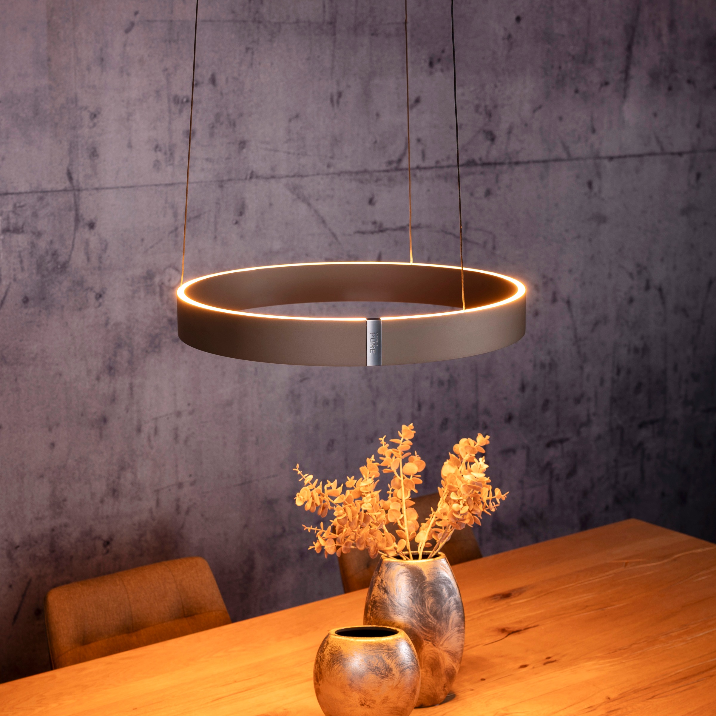 Neuhaus PURE LED Pendelleuchte »PURE E-Clipse« LED-Board 1 Stk. warmweiß - kaltweiß e-LIFT®-Funktion, CCT, dimmbar über Fernbedíenung