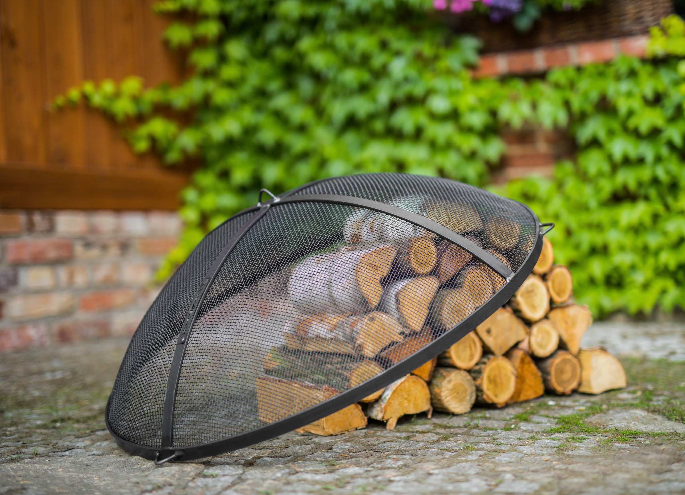 CookKing Funkenschutzgitter »CookKing Stahl Funkenfang 59 Ø 59 cm«, Stahl Funkenfang, Ø 59 cm