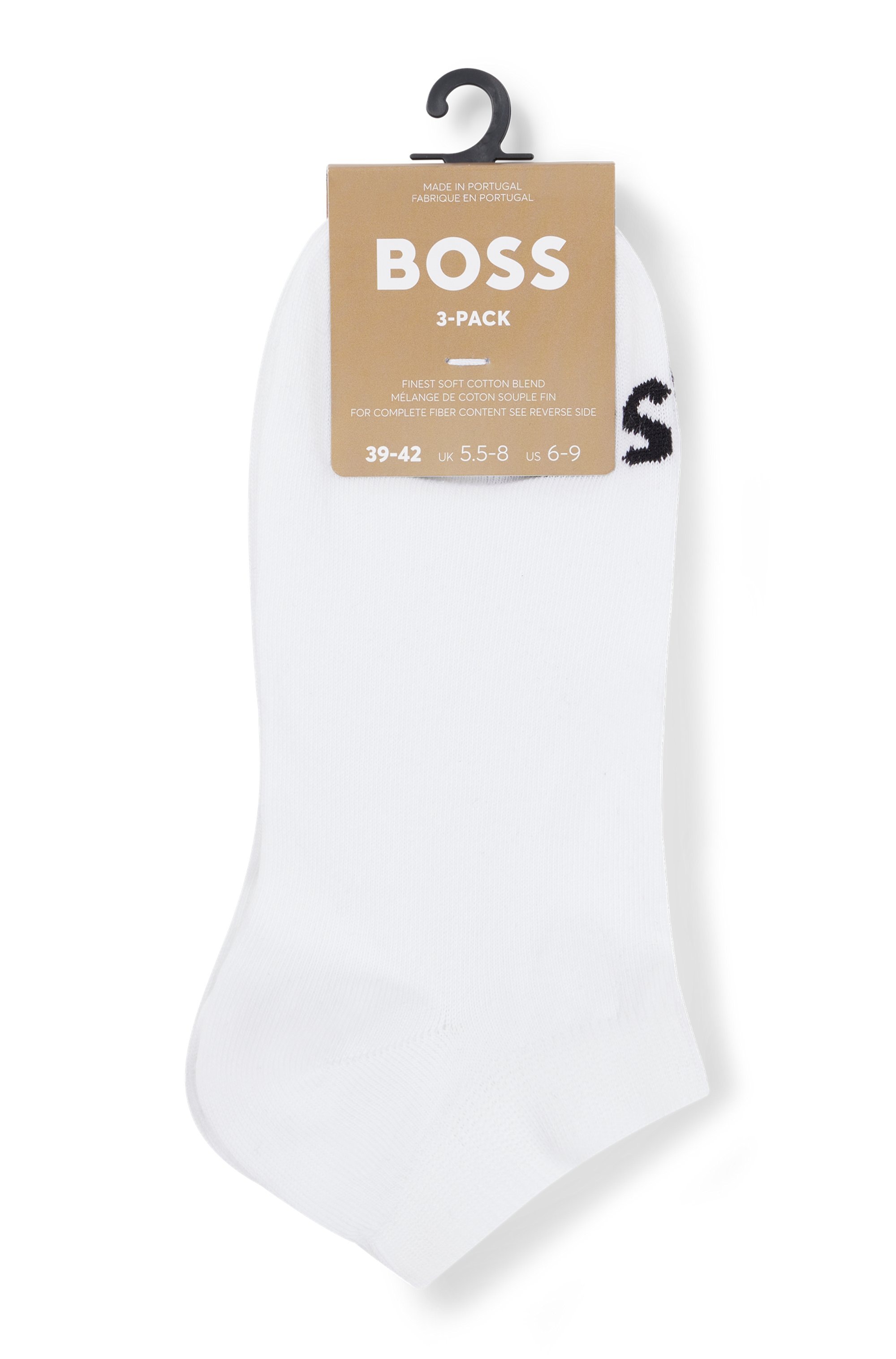 BOSS Sneakersocken »3P AS Logo CC W«, (Packung, 3 Paar, 3er), mit BOSS Logoschriftzug