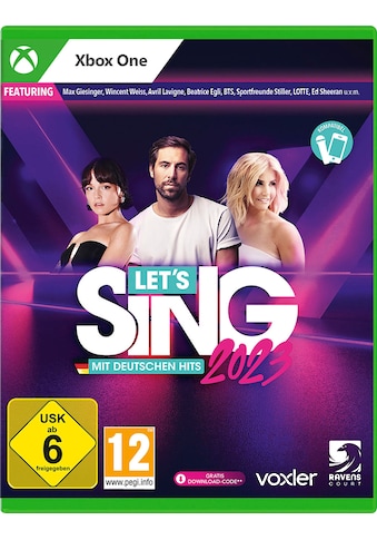 Spielesoftware »Let's Sing 2023 German Version«, Xbox One