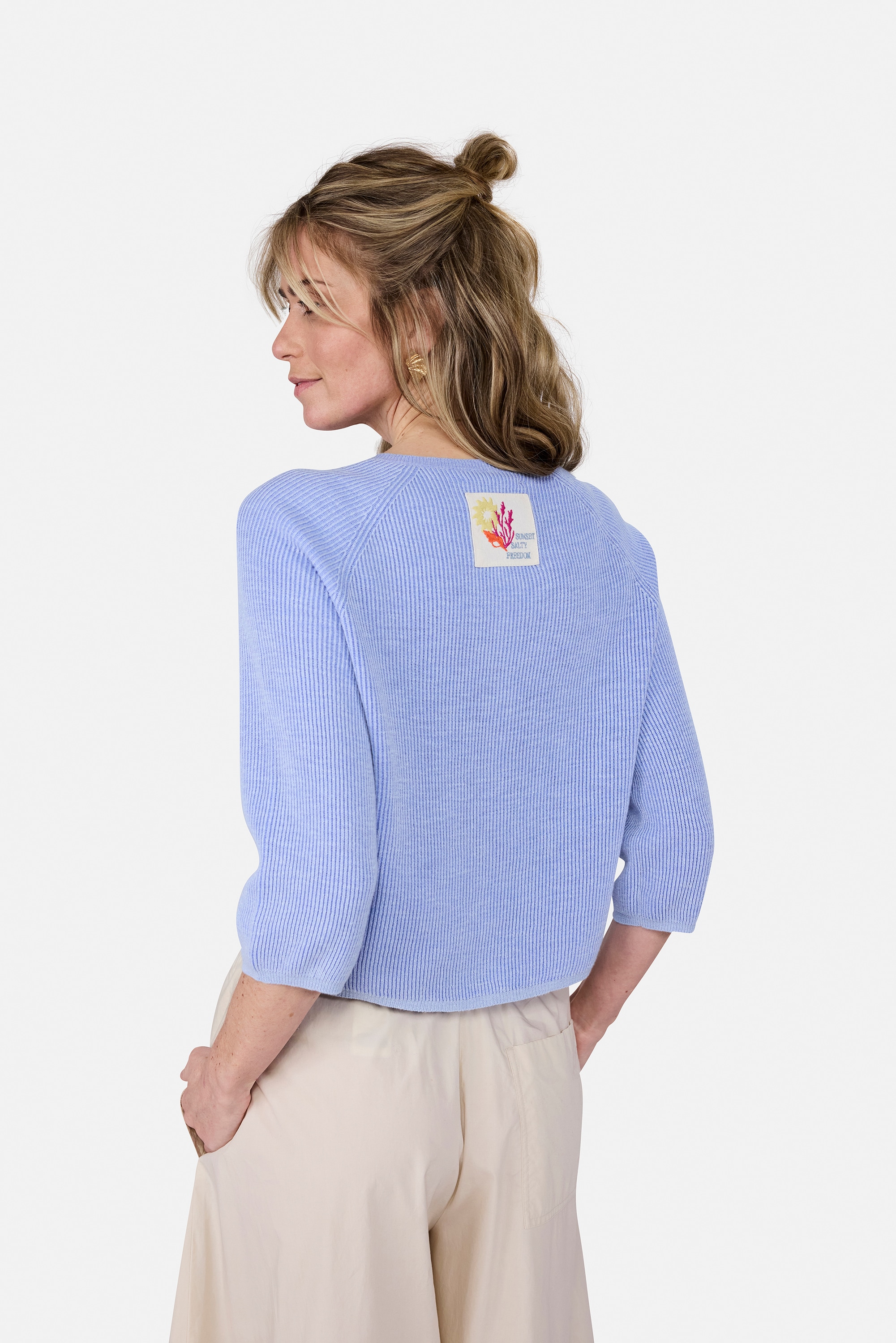 Lieblingsstück Strickjacke »AitanaL« mit Baumwolle und Leinen