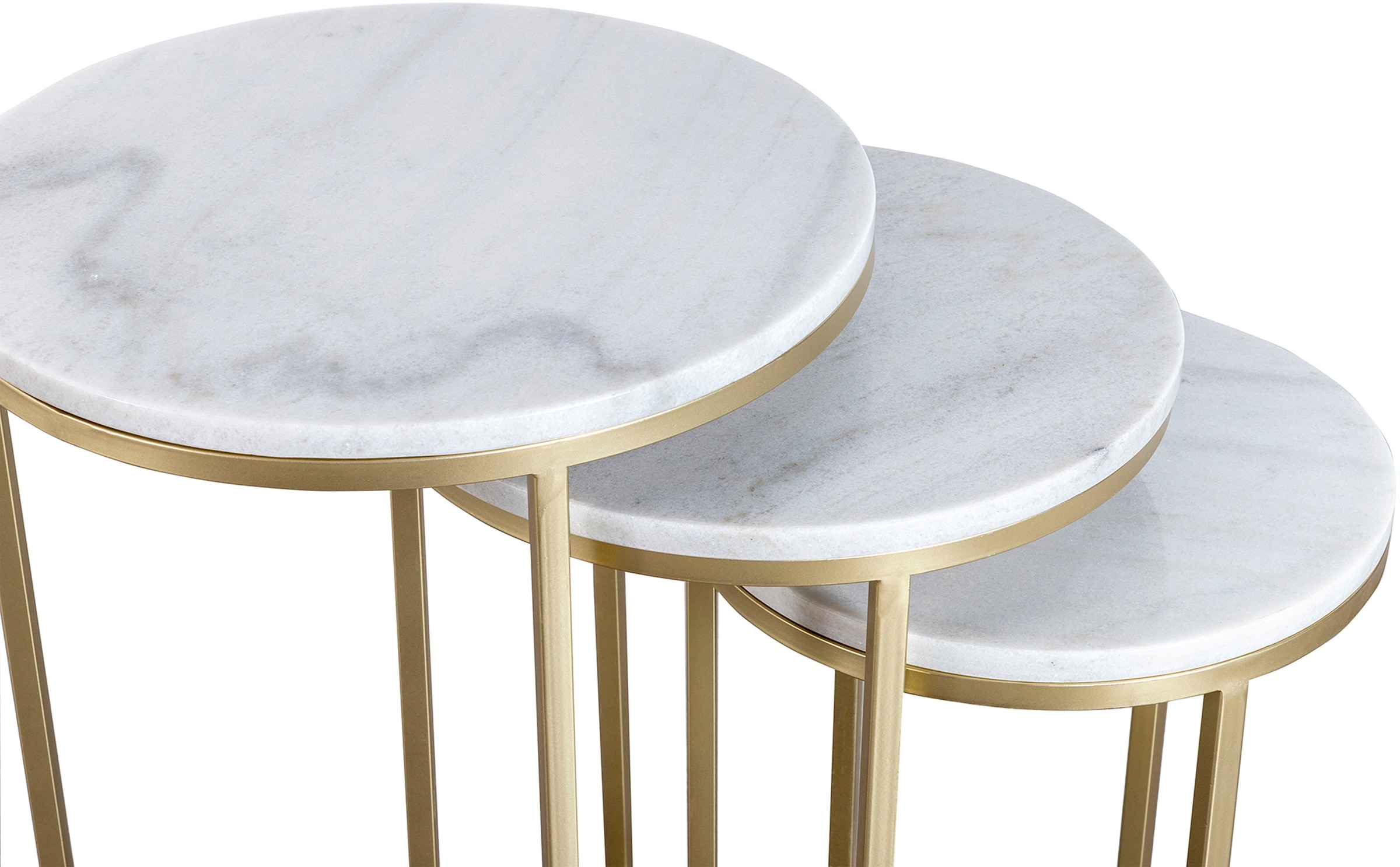 Kayoom Beistelltisch »Tria 125 3er-Set, faszinierend und auflockernd«, (Set, 3 St.), Beistelltisch-Set, zeitloses Design, hochwertige Verarbeitung