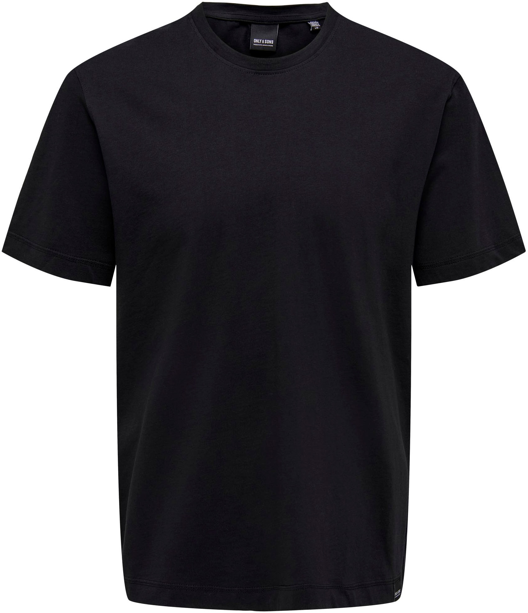ONLY & SONS Rundhalsshirt »ONSMAX LIFE REG SS STITCH TEE«
