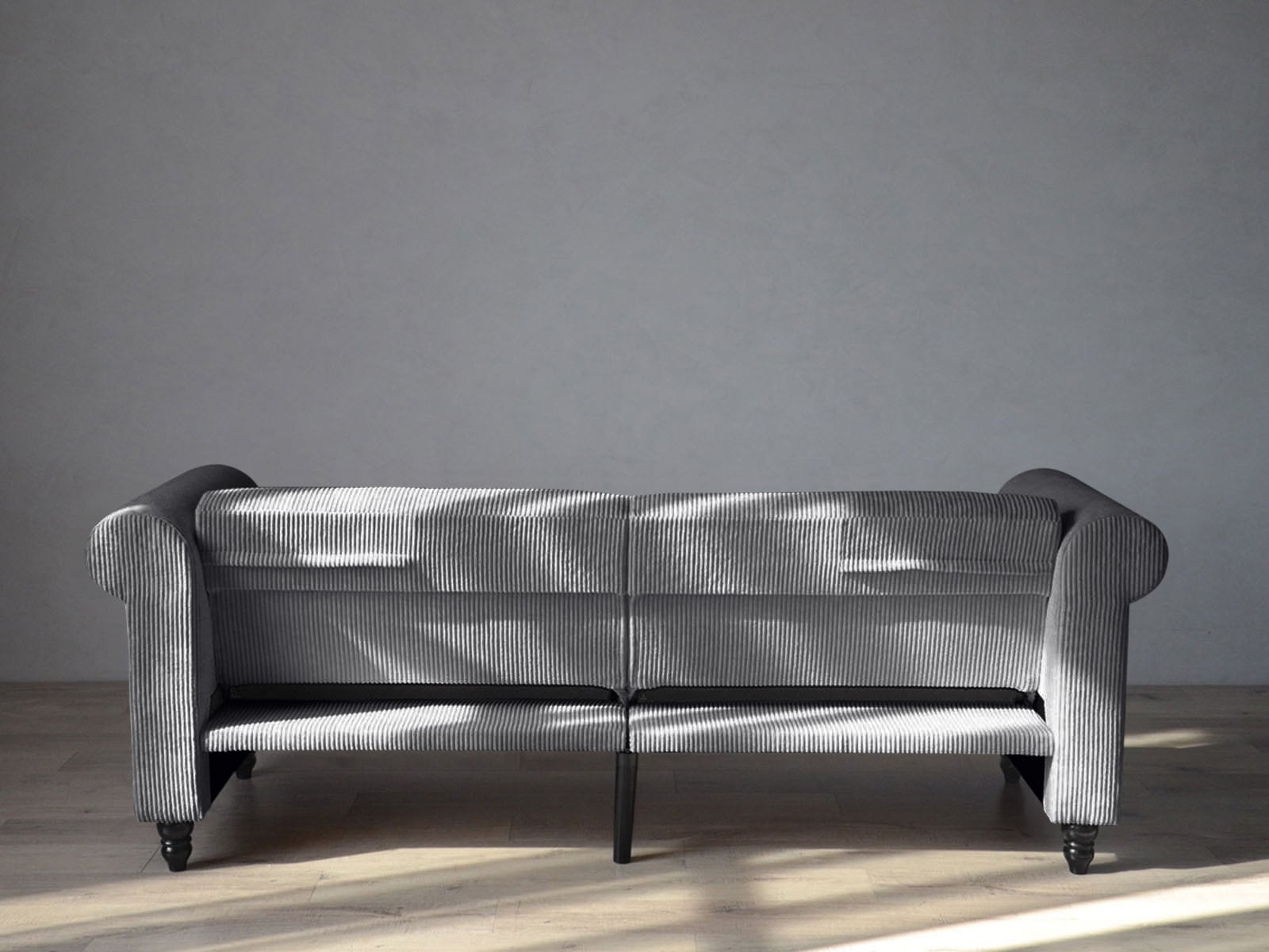 Dorel Home 3-Sitzer »Felix II, Schlafsofa 236cm, (Liegefläche 108x190cm), Rückenlehne«, 3-fach verstellbar, Sitzhöhe 46 cm, Cord