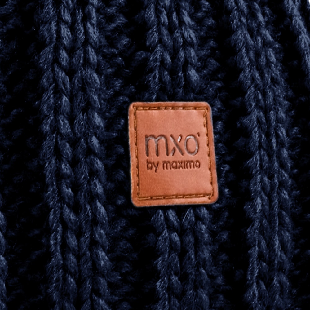 MAXIMO Strickmütze Breiter Umschlag, Grobstrick, gefüttert