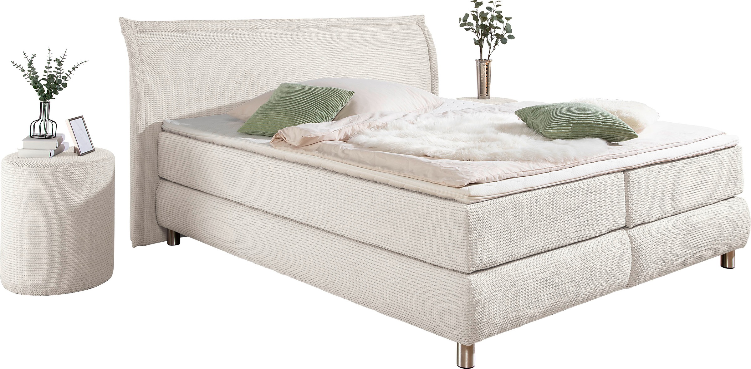 INOSIGN Boxspringbett »"Coloma" erhältlich in H2, H3 oder H4 inkl. Topper«, günstig online kaufen