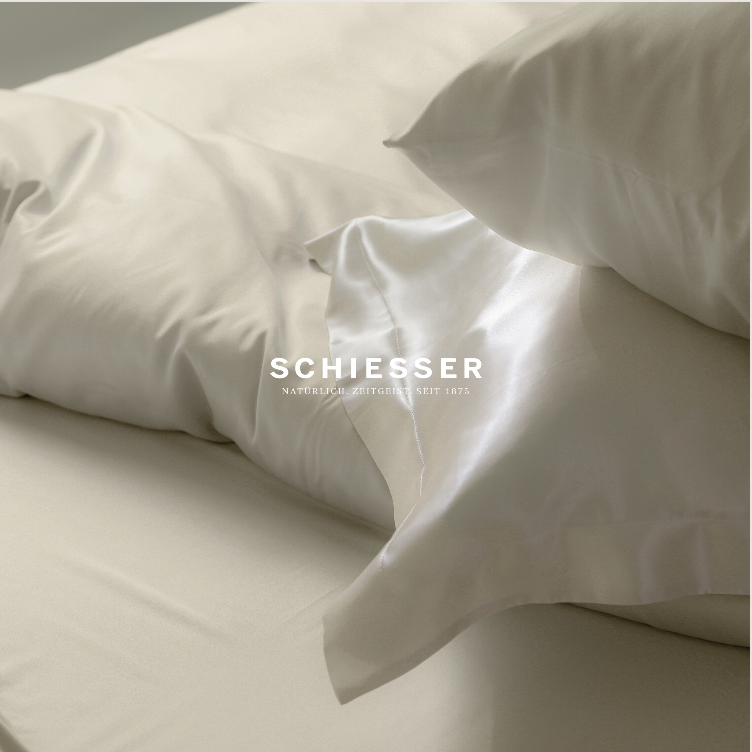 Schiesser Bettwäsche »Ella seidenmattes Premiumbettwäscheset aus feinstem Baumwollsatin«, Made in Green