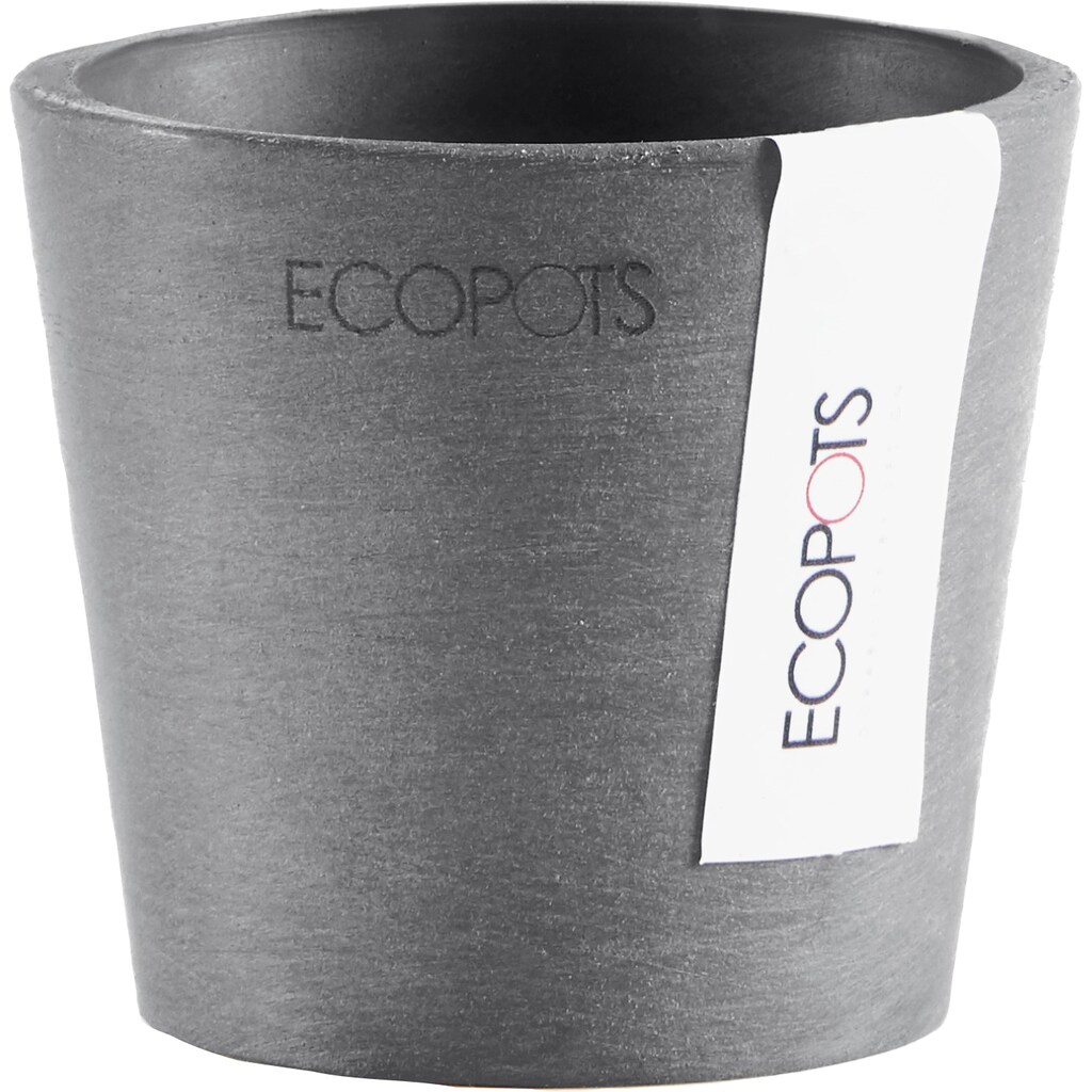 ECOPOTS Blumentopf »AMSTERDAM Mini Grey«