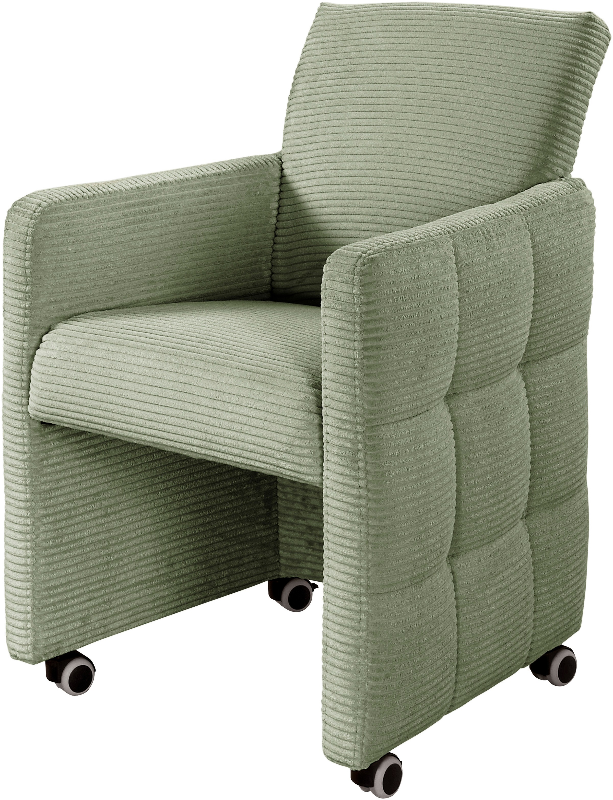 exxpo - sofa fashion Esszimmersessel »Barista, Loungesessel auf Rollen mit günstig online kaufen