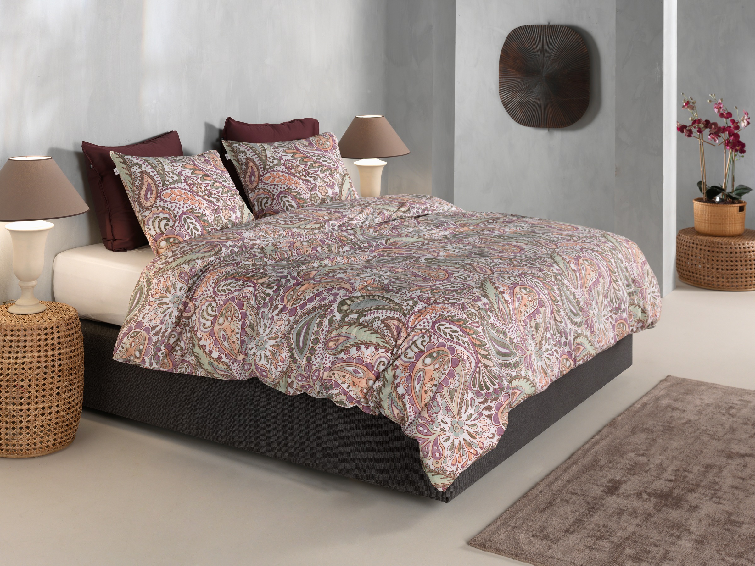 ZO HOME Bettwäsche »Zohome Bettwäsche Fe« 2 Bettwäsche aus 100% Baumwolle, hochwertige Renforcé, ab 135x200 cm.