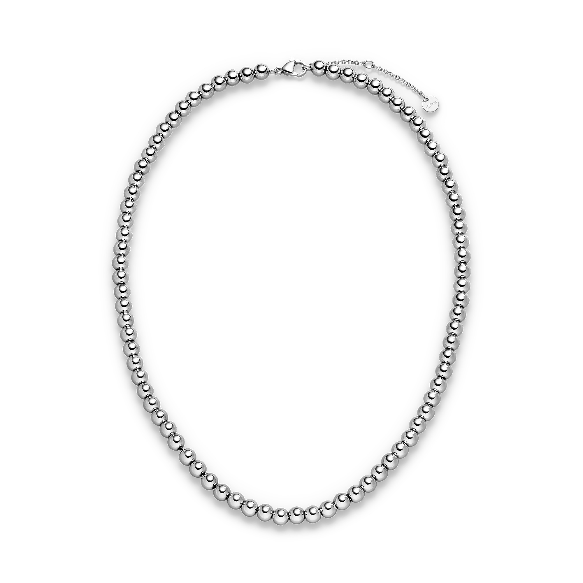 s.Oliver Edelstahlkette »Schmuck Geschenk Edelstahl Halskette The Steel Ball«