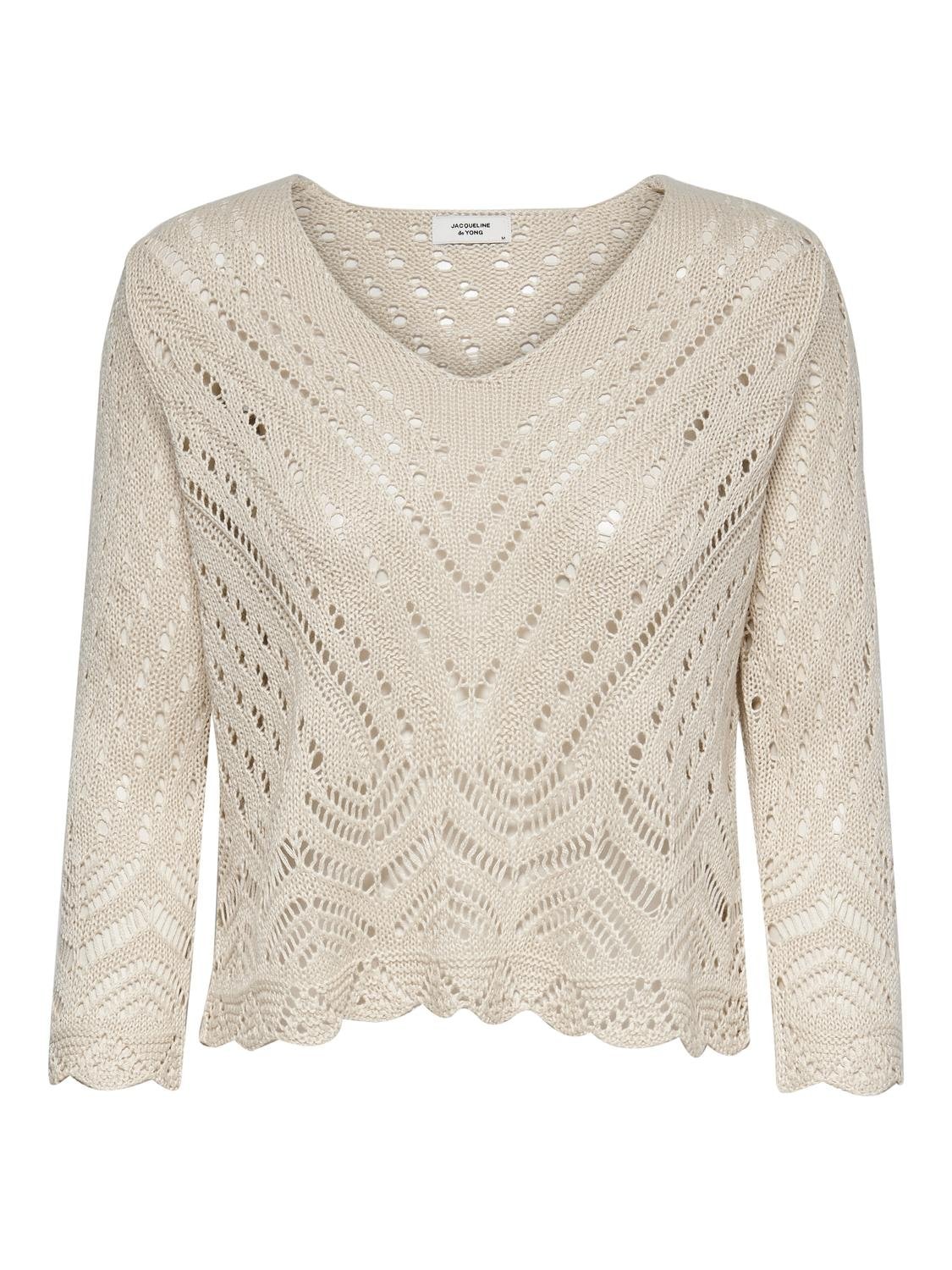 JDY Strickpullover »JDYNEW SUN 3/4 CROPPED PULLOVER KNT NOOS«