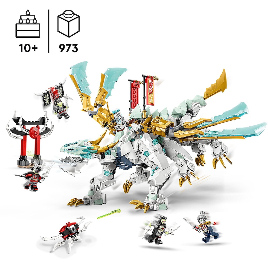 LEGO® Konstruktionsspielsteine »Zanes Eisdrache (71786), LEGO® NINJAGO«, (973 St.)