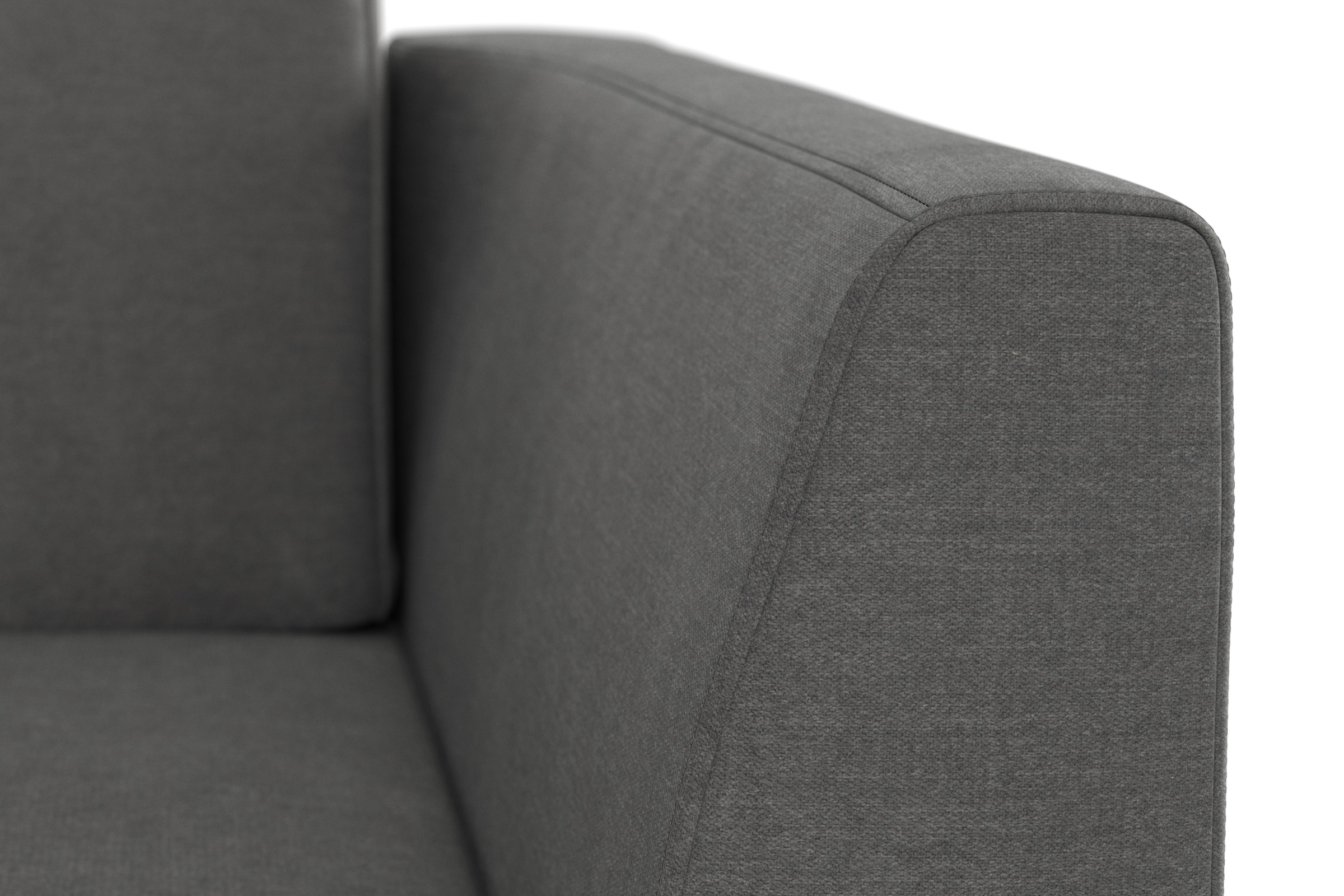 sit&more Ecksofa »Lindholm L-Form«, mit Sitztiefenverstellung und Federkern