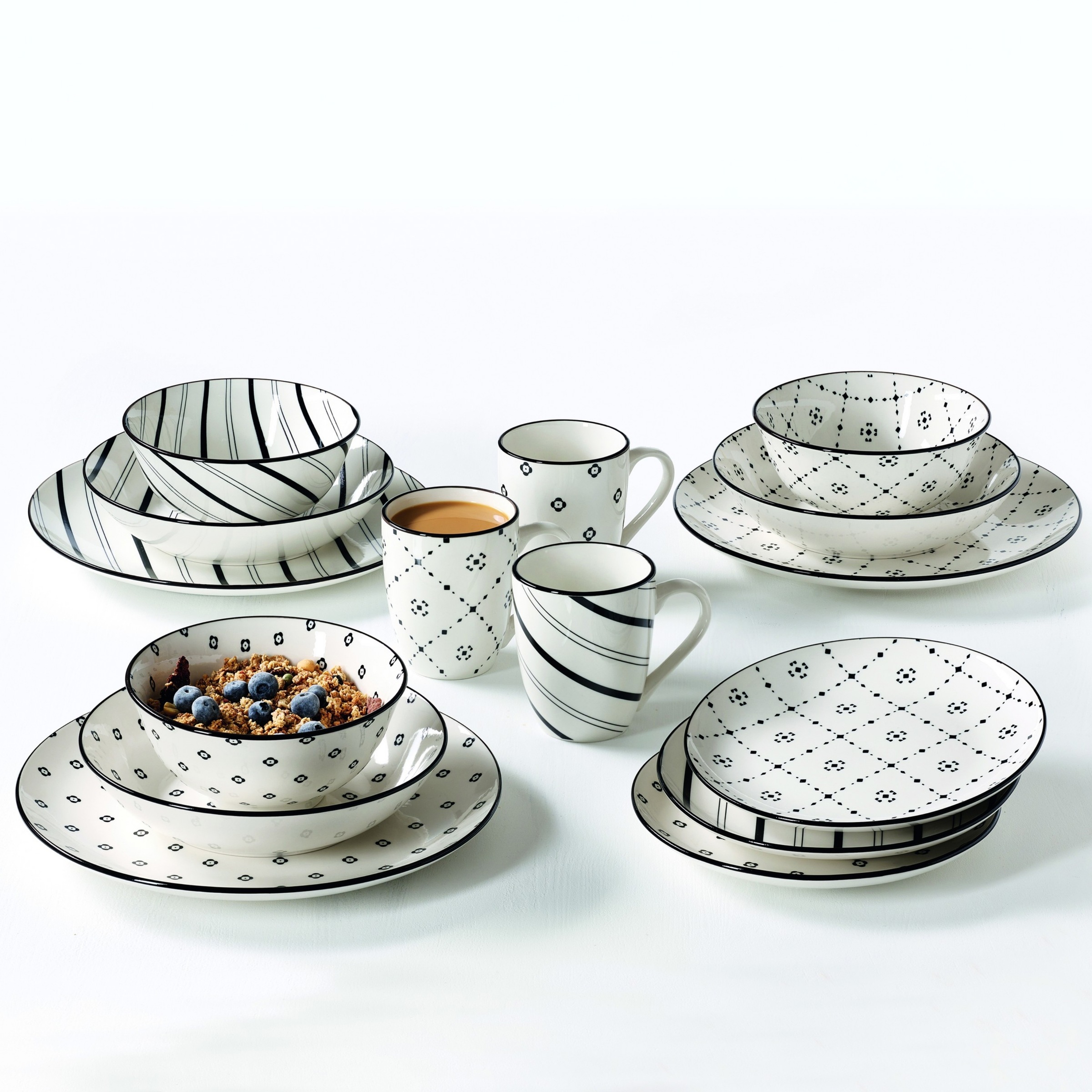 Ritzenhoff & Breker Kombiservice »Fusion« aus Porzellan für 6 Personen günstig online kaufen