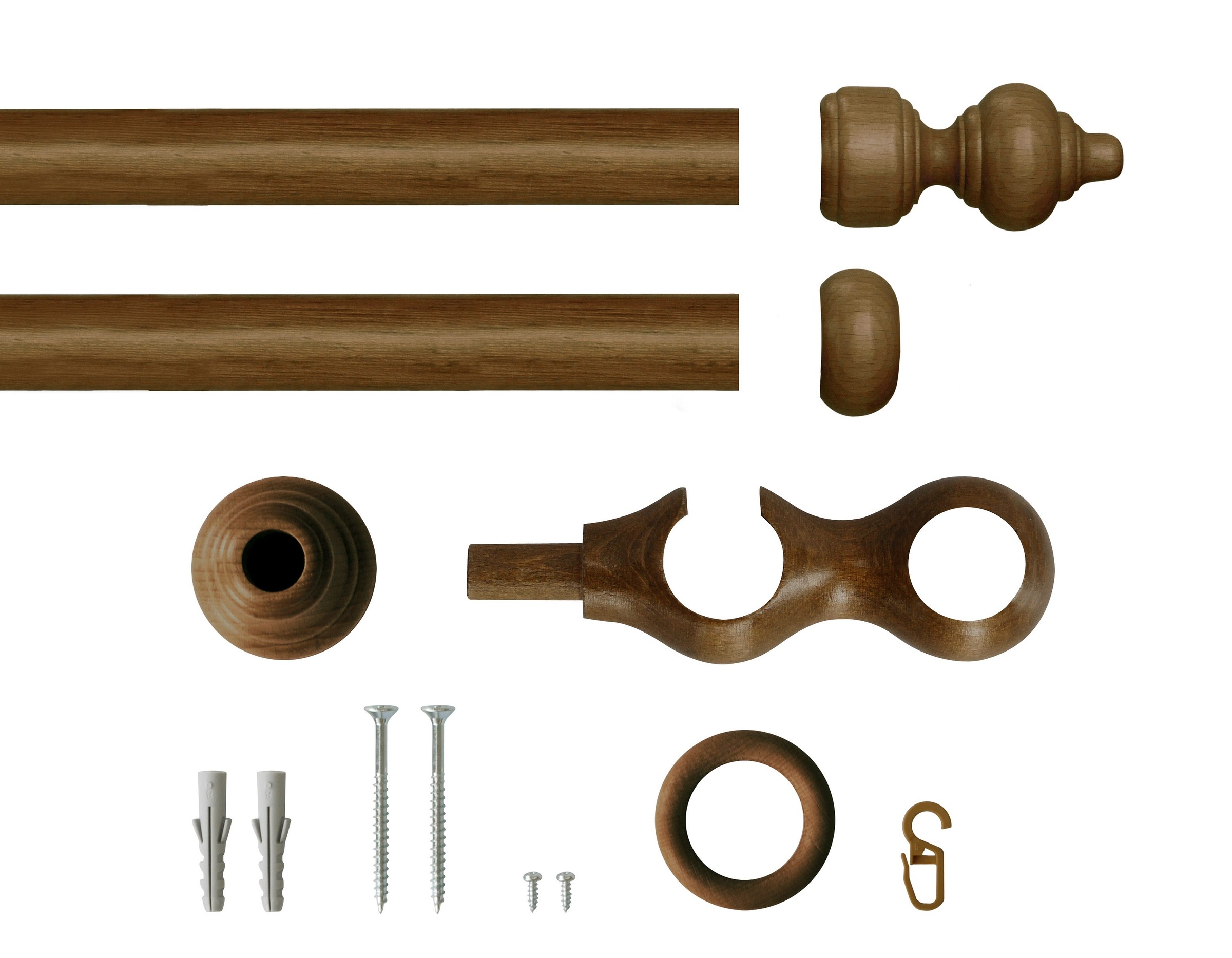 Good Life Gardinenstange »Trend« Ø 28 mm 2 läufig-läufig Fixmaß günstig online kaufen