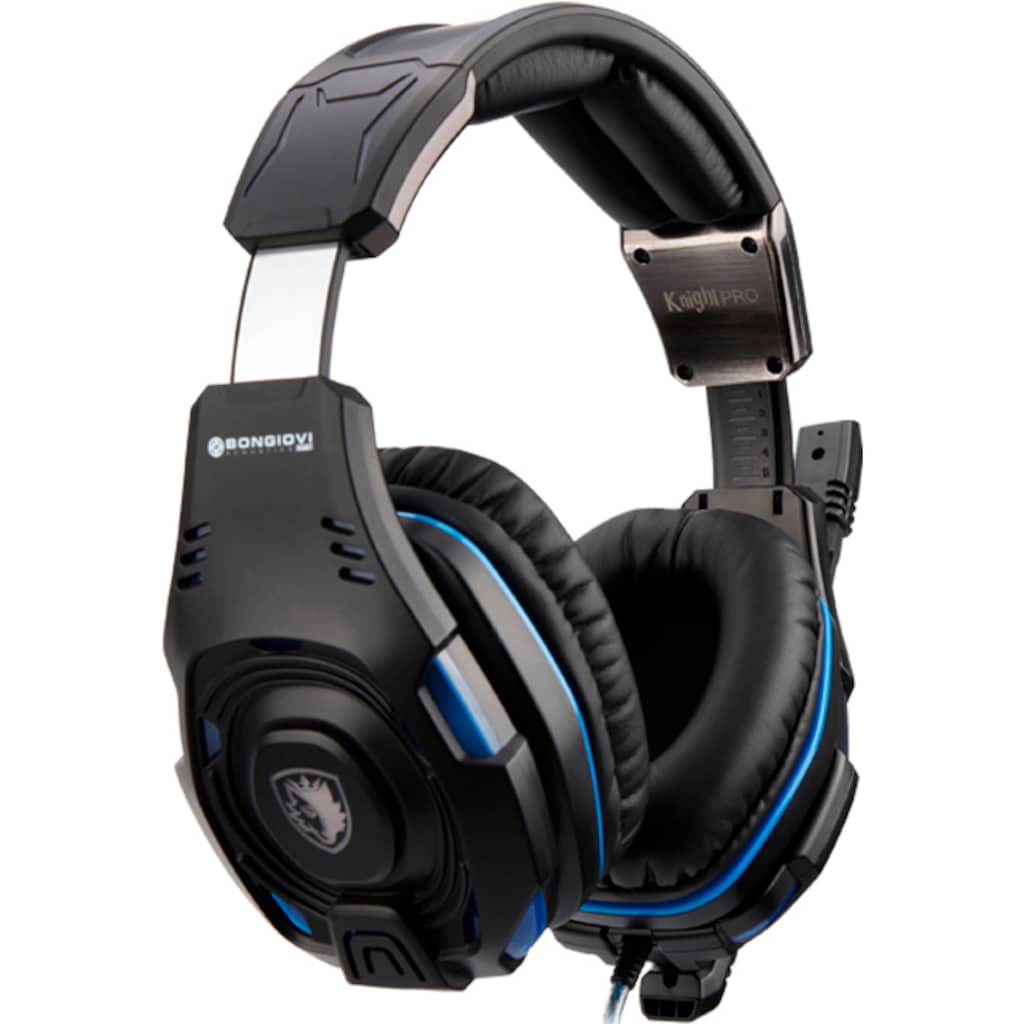 Sades Gaming-Headset »Knight Pro SA-907Pro«, Noise-Reduction, RGB-Beleuchtung