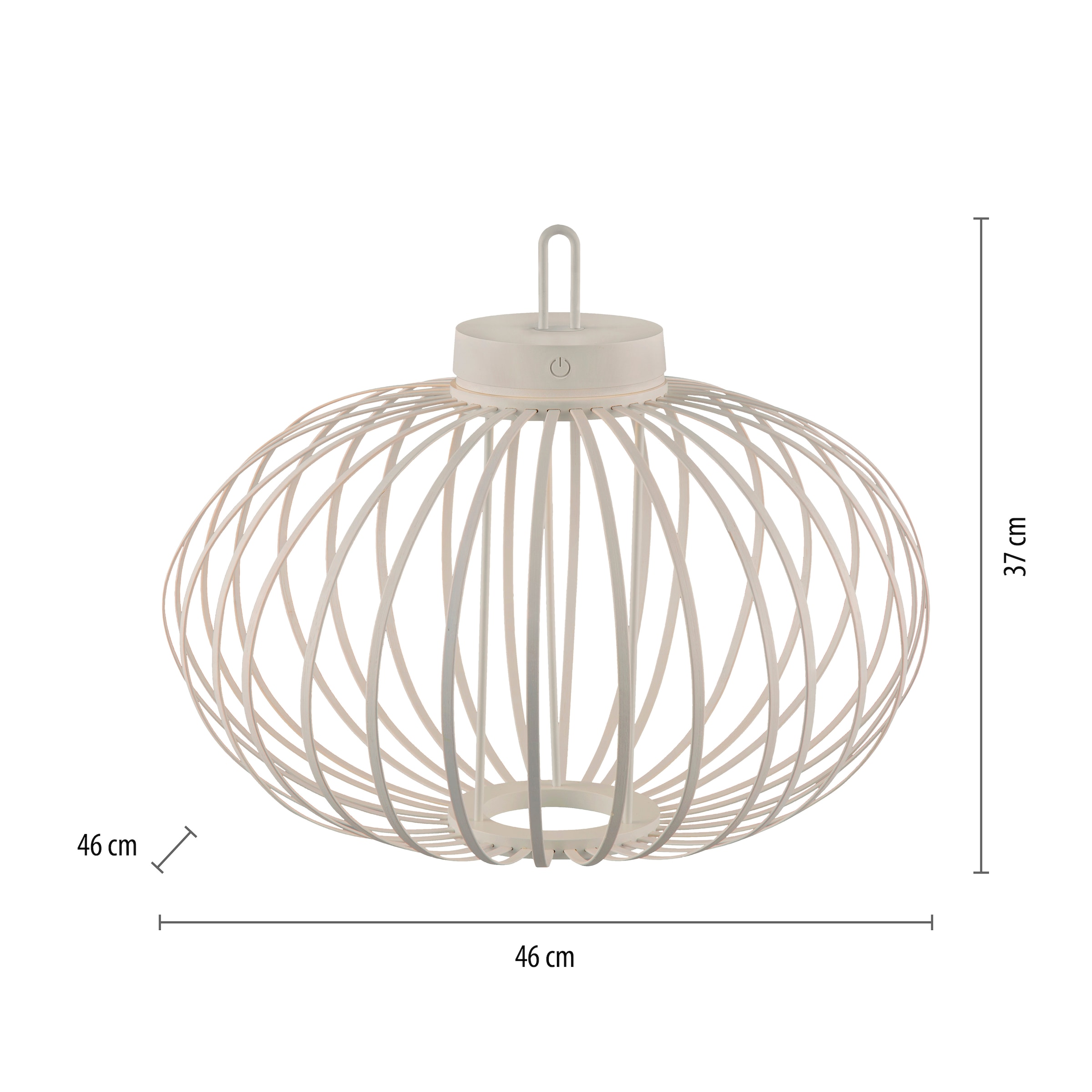 JUST LIGHT Pendelleuchte »AKUBA«, 1 flammig, Leuchtmittel LED-Modul | LED fest integriert, Akkuleuchte