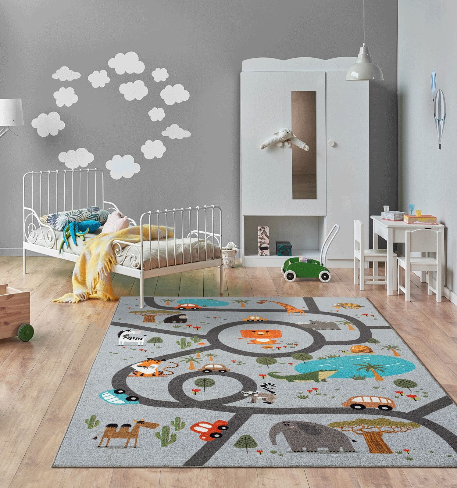 the carpet Teppich »Happy Life«, rechteckig, 4 mm Höhe, Life Kinderzimmer T günstig online kaufen