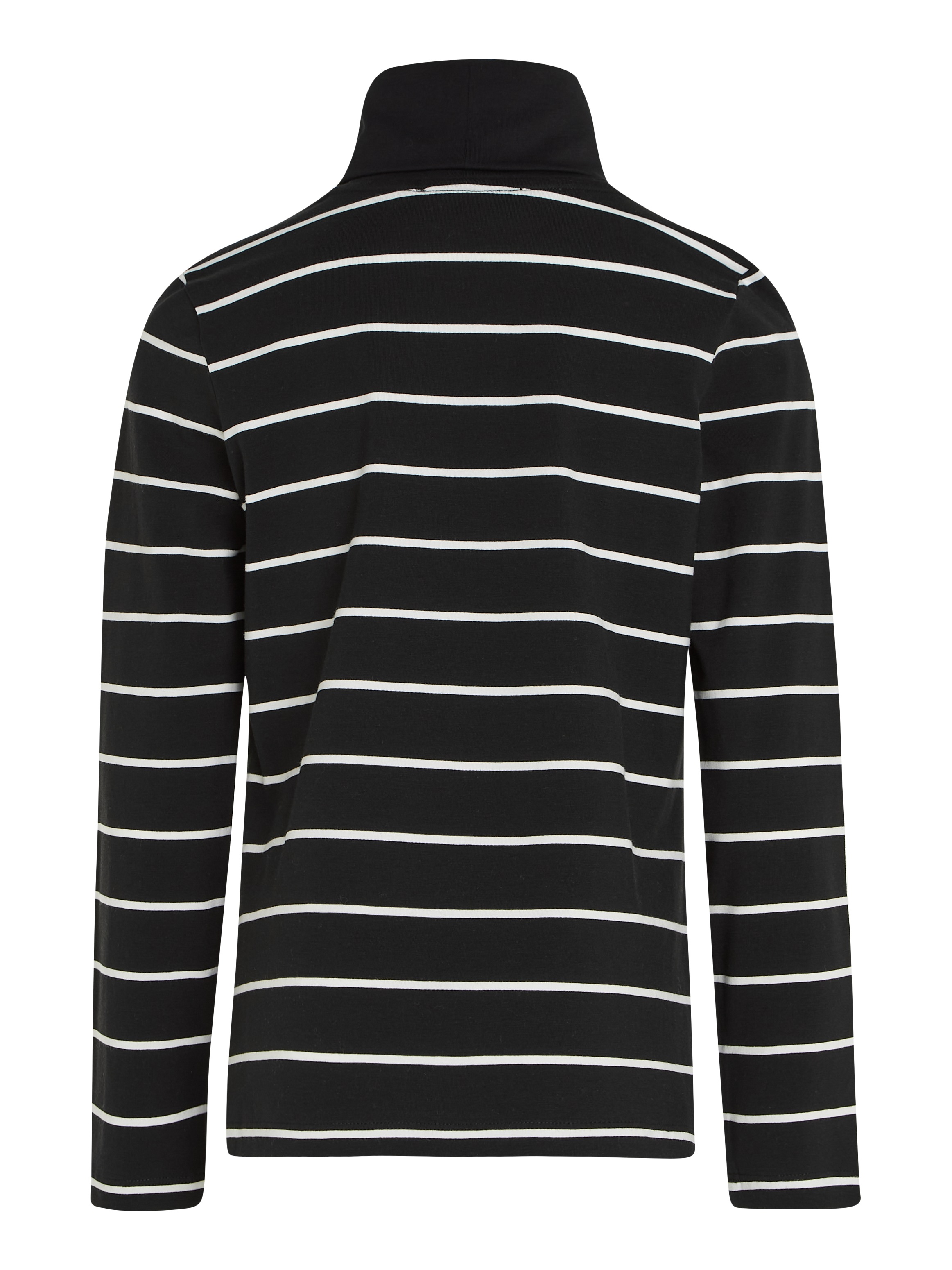 Calvin Klein Jeans Rollkragenshirt »Slim Roll Neck Stripe Ls T-Shirt«, für Kinder bis 16 Jahre und mit Logoschriftzug