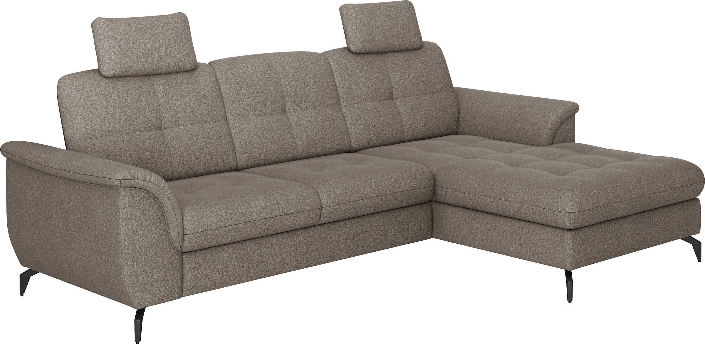sit&more Ecksofa »Zora L-Form«, wahlweise mit Bettfunktion und Bettkasten