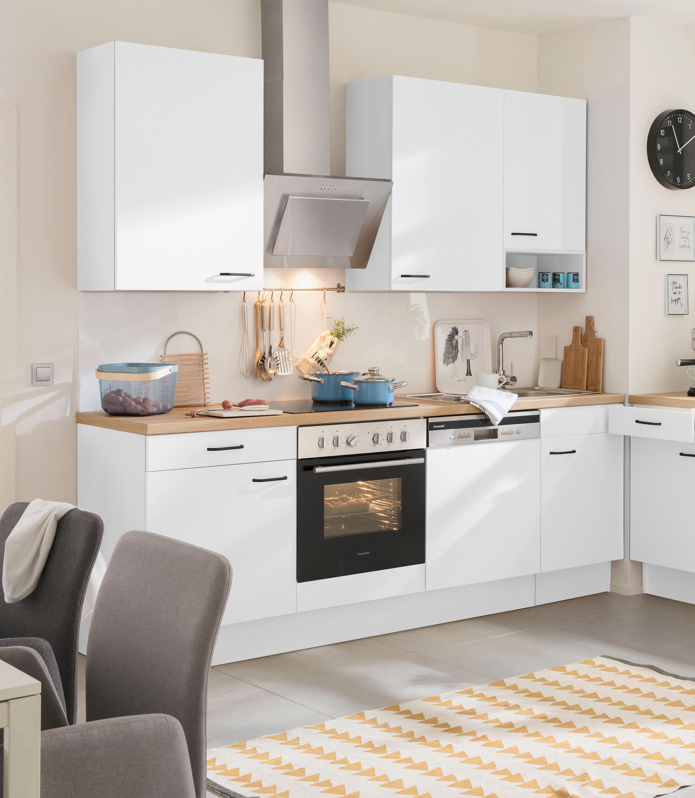 OPTIFIT bestellen Soft-Close-Funktion, cm mit Küchenzeile Vollauszug, 230 »Elga«, online Premium-Küche Breite