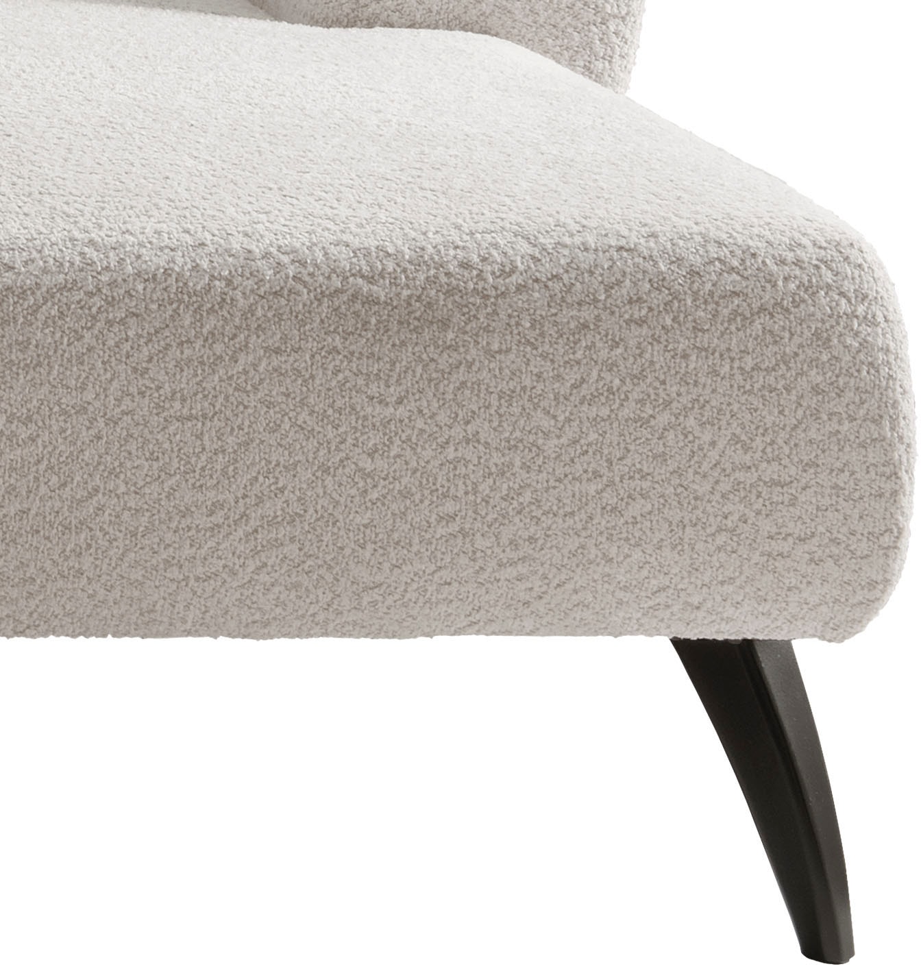 INOSIGN Ecksofa »Colori L-Form«, Holzfußfarbe wählbar, inkl. 4x Zierkissen